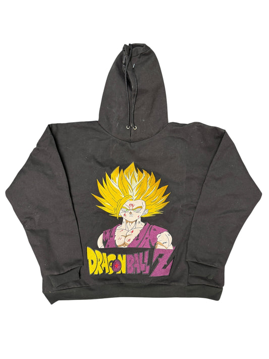 Black-XL-Angry Gohan Premium Hoodie