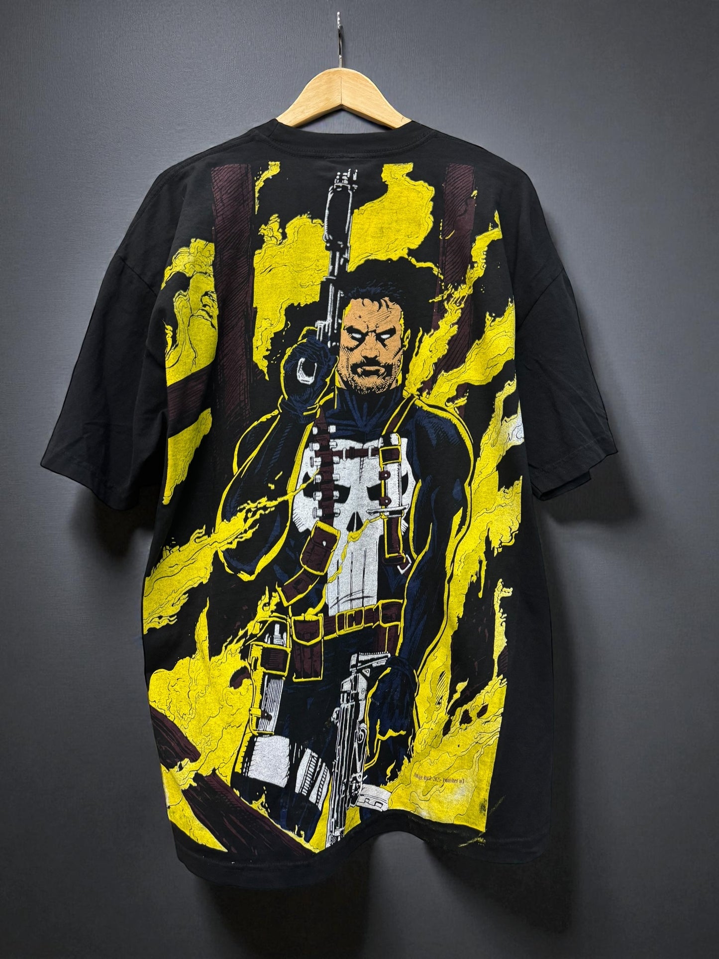 Black - the Punisher Pit bull & Punisher Solo Flames