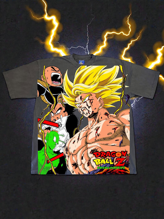 Faded - Goku SSJ Front -Lord Freiza back