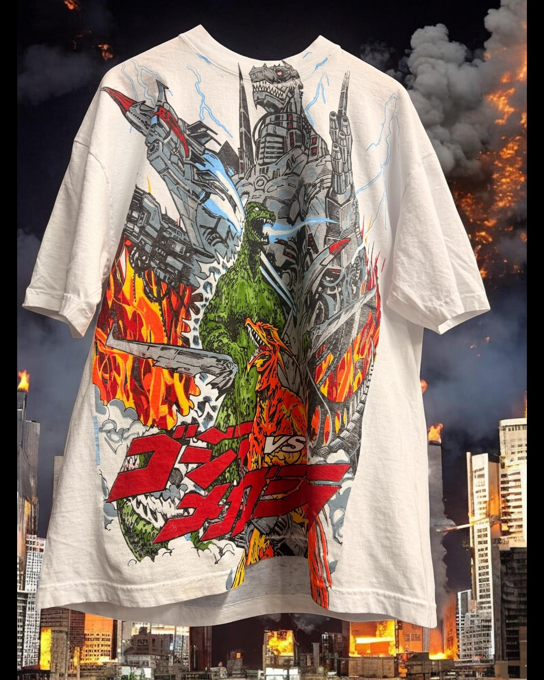 White  - Godzilla Final Wars Front & Mechagodzilla Trio Back