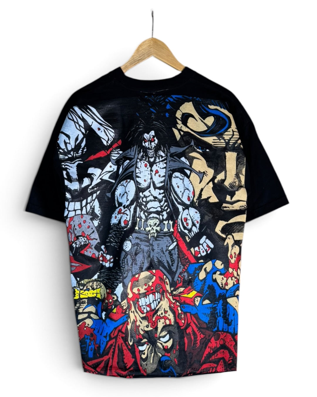 Black - Spine Ripped Front - Lobo Wins Back