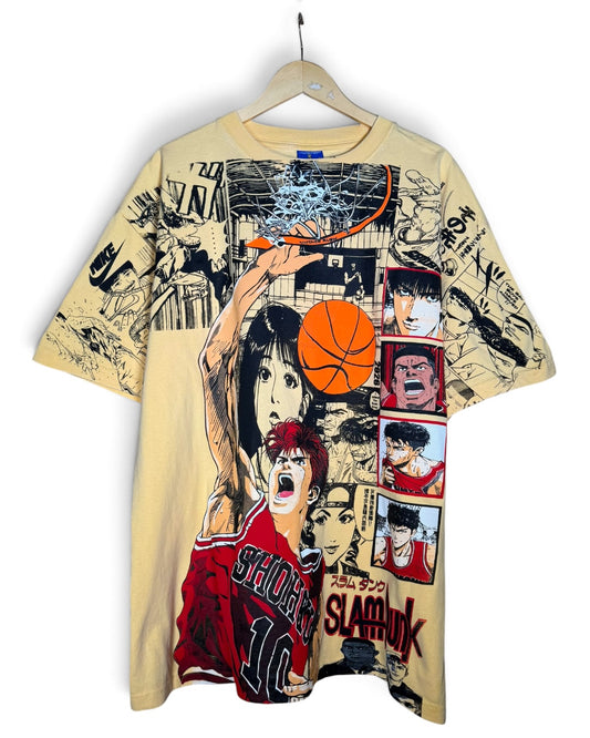 Super Cream - SlamDunk Manga Panels Mega Print - Shirt