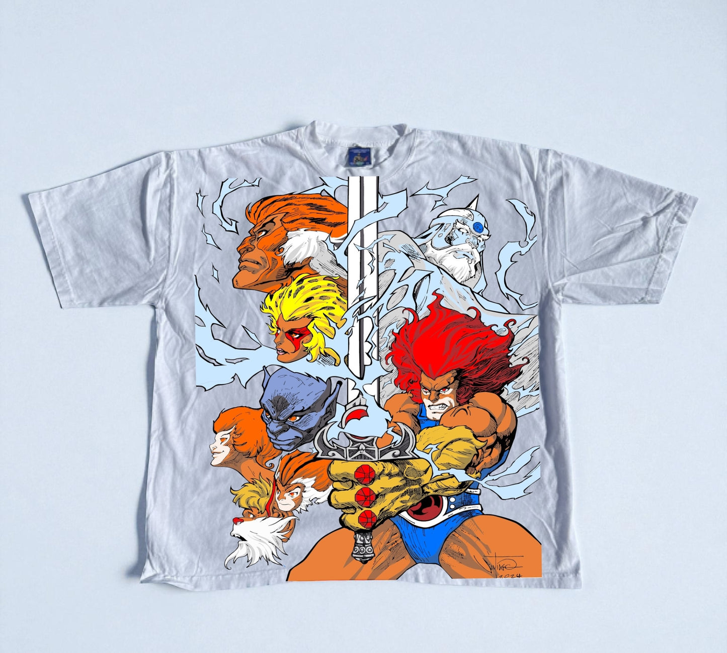 White - Thunder cats HO Front &! Lionel back