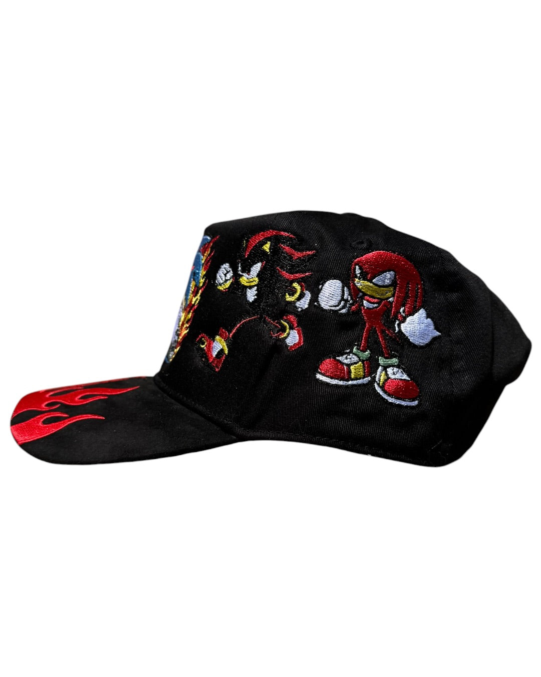 Black with Flame Brim - Sonic Team Hat