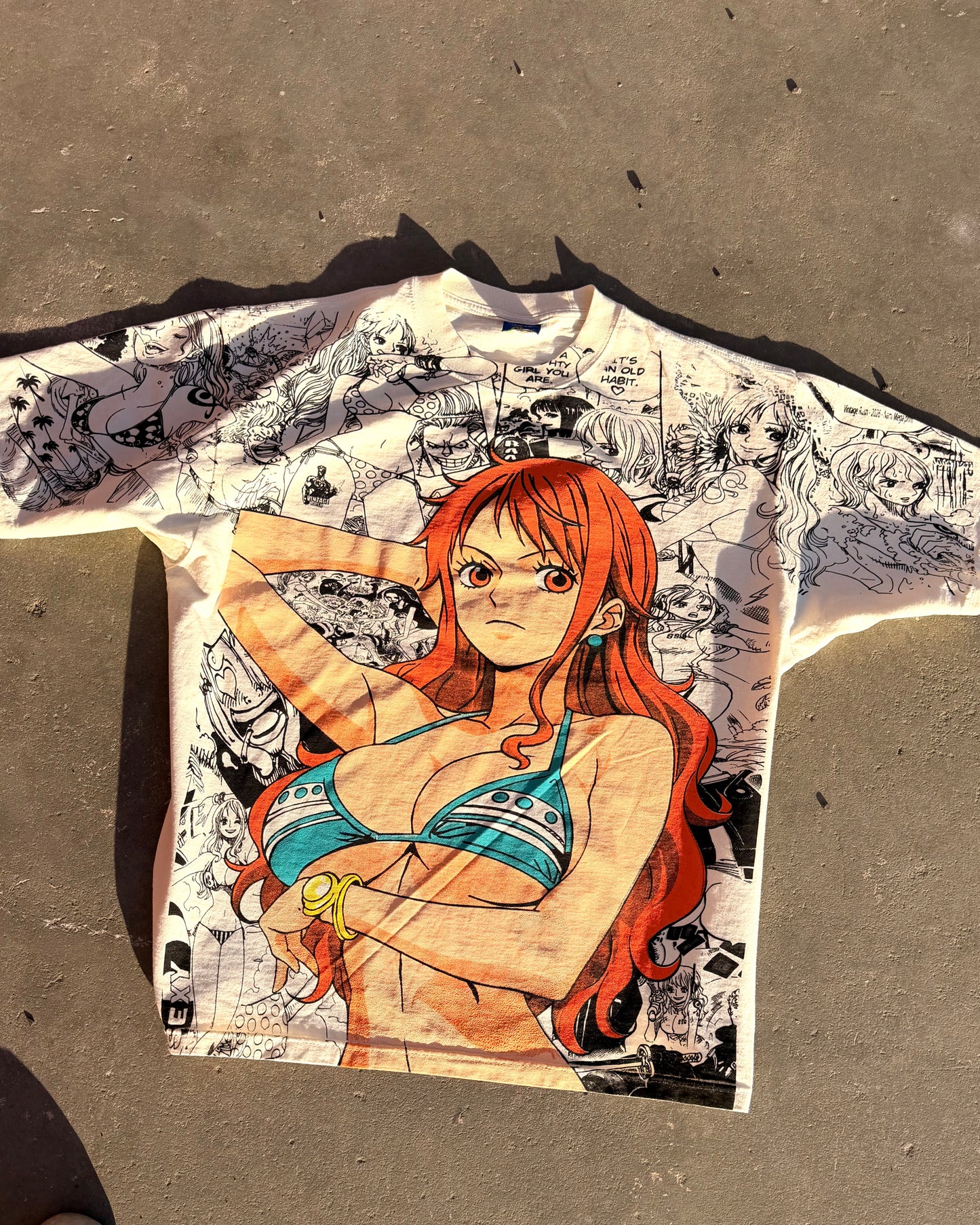Cream - Nami Mega print