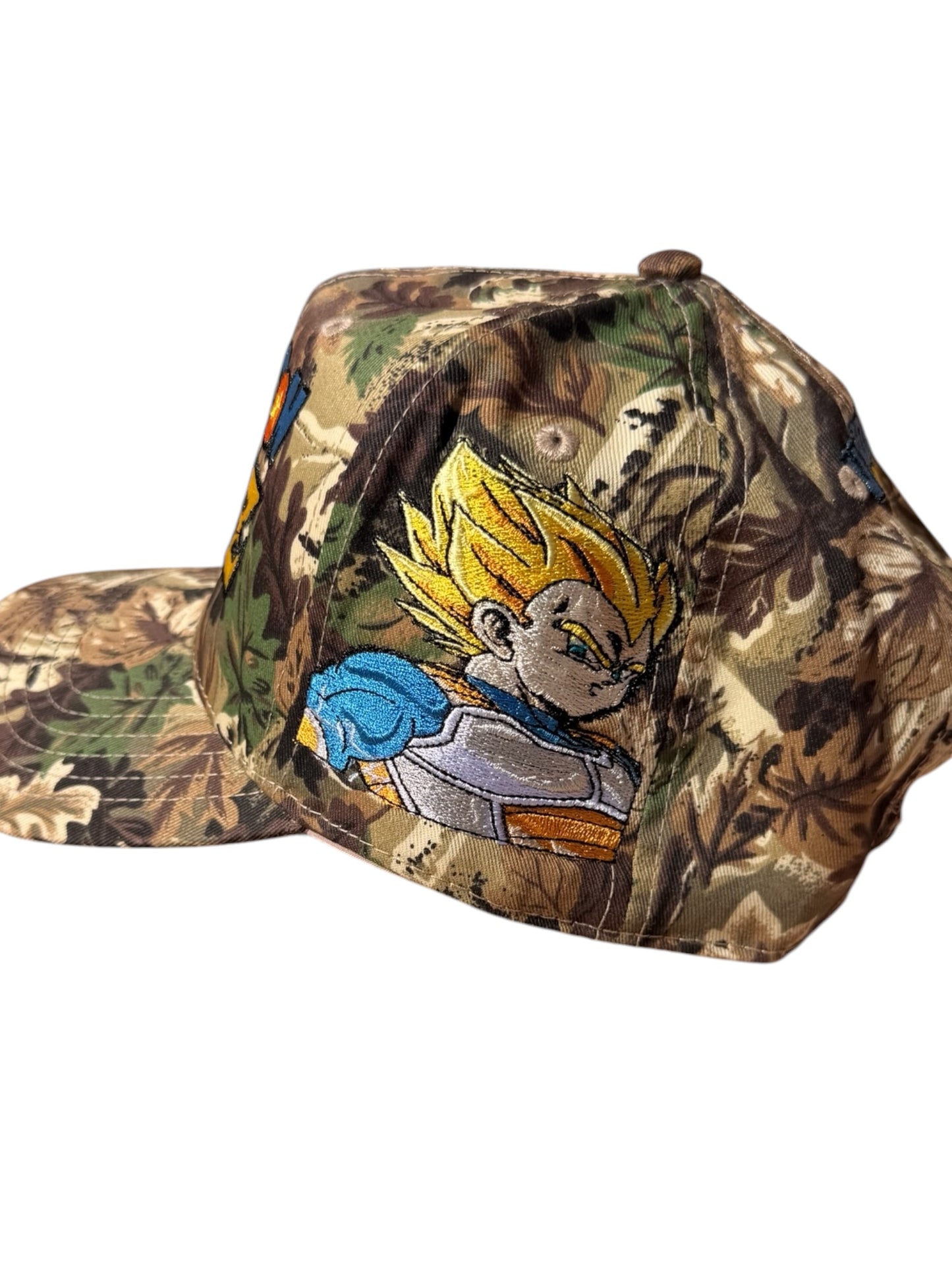Camo DBZ vegeta Snapback