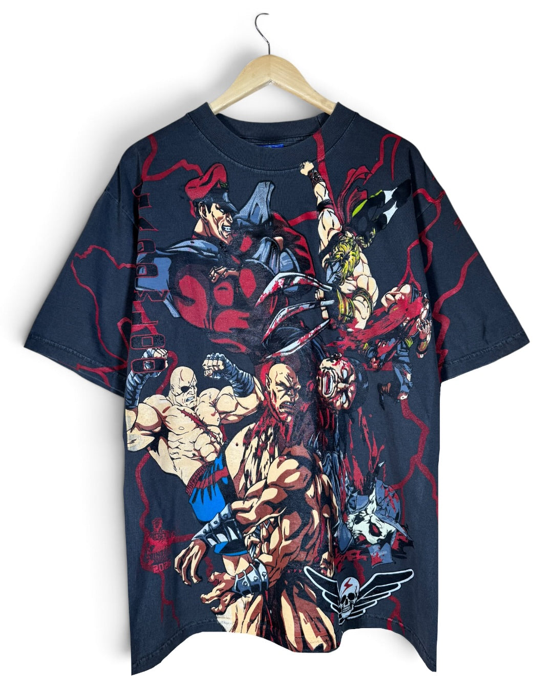 Faded with Red Lighting - Shadowloo Front - Ryu and Chun Li Back