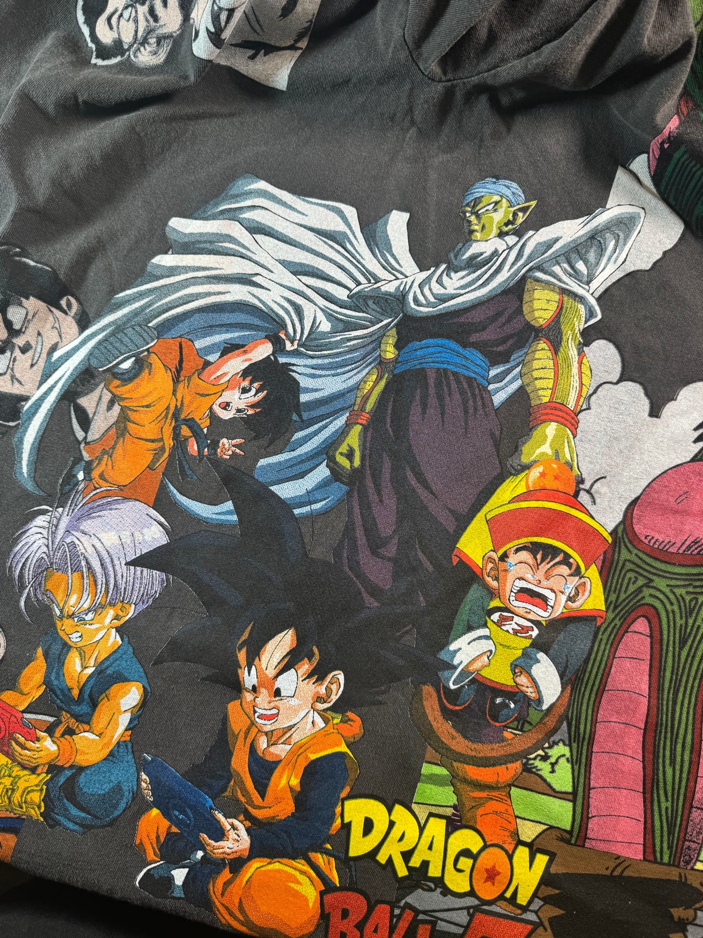 Faded - Piccolo Rap Album Front - Giant Piccolo Back - Uncle Piccolo Babysits Sides - 360 Shirt