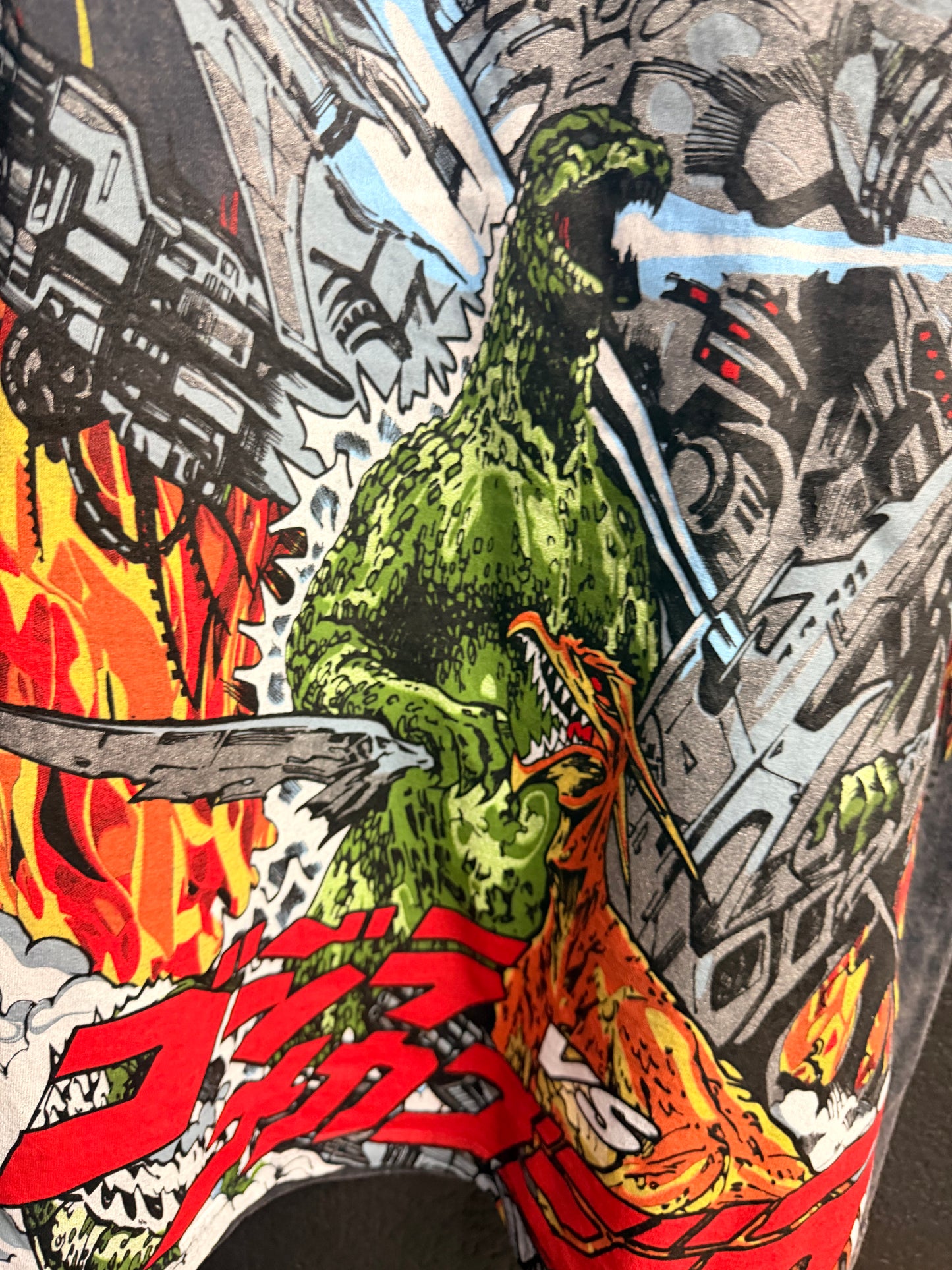 Black  - Godzilla Final Wars Front & Mechagodzilla Trio Back