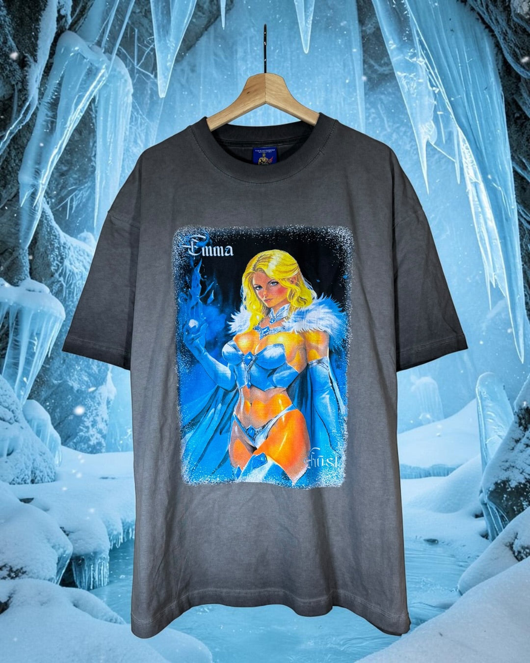 Black Oil Wash - Emma Frost Shirt