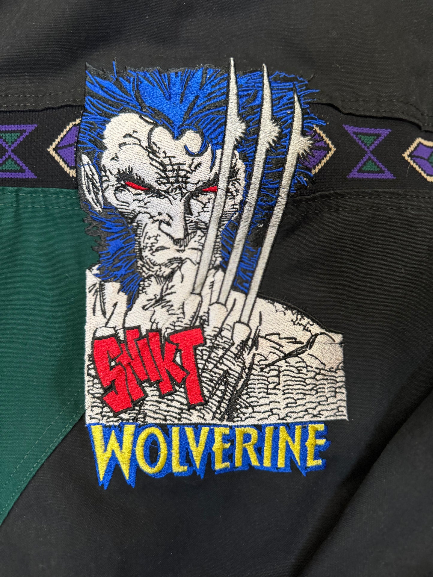 Vintage Wolverine marvel comics Indian style jacket super rare