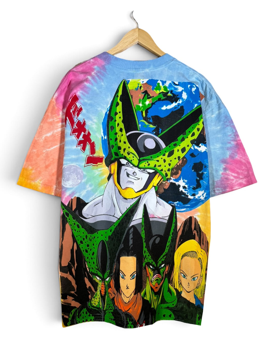 Sherbet Tie Dye - Gohan Front - Cell Forms Back - Shirt