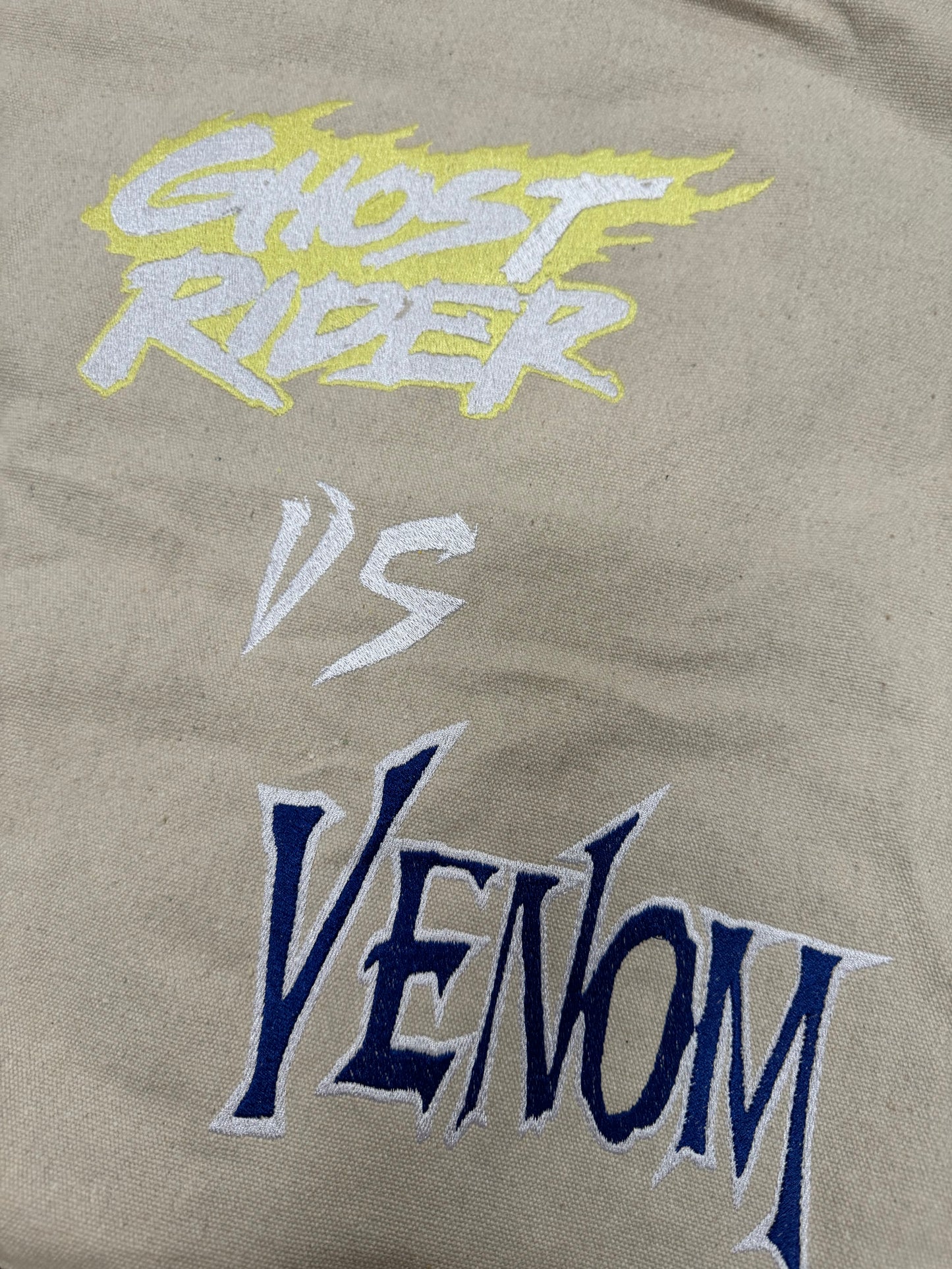 Cream Venom vs Ghost Rider Carhart Jacket