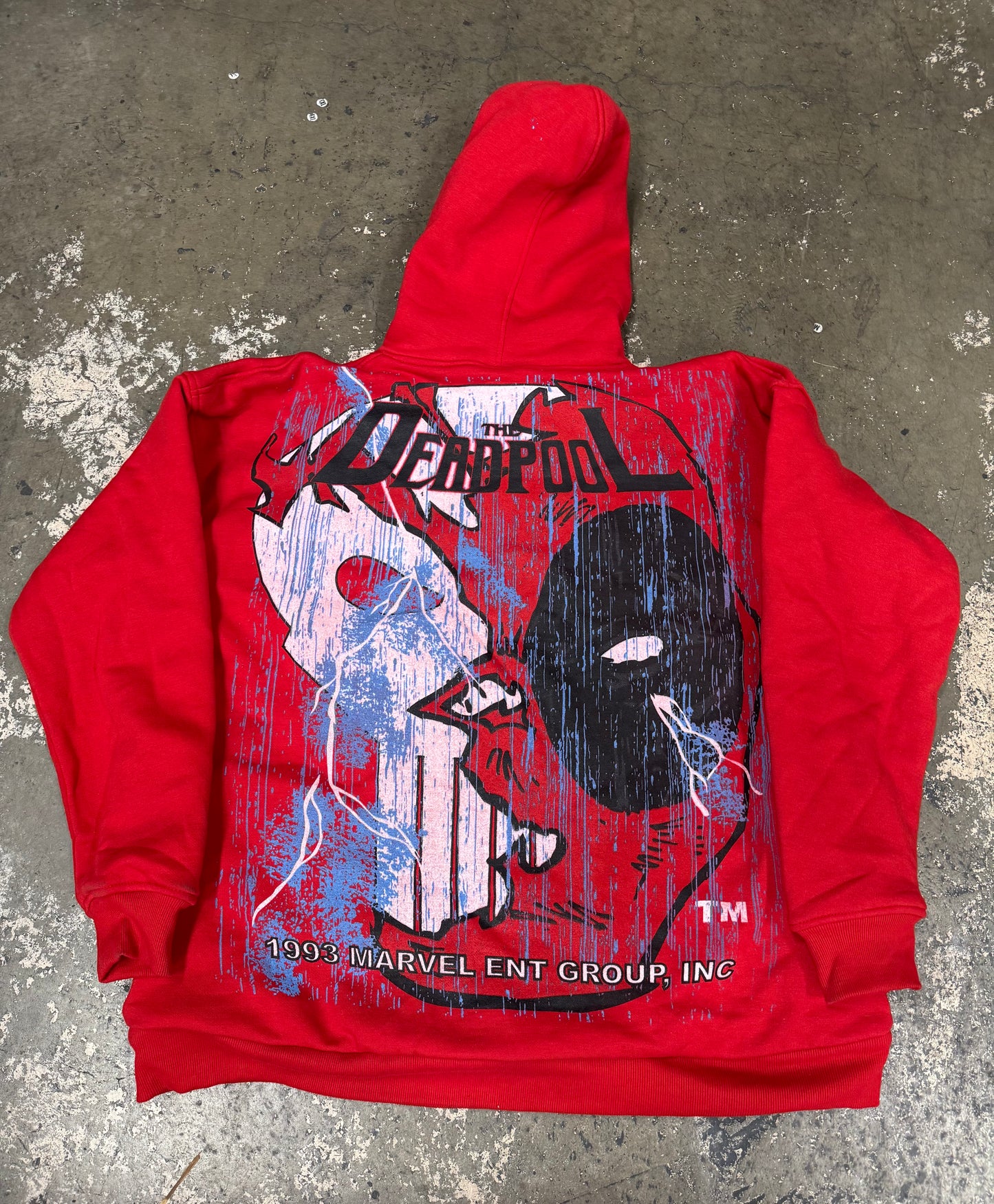 Red small errors  Premium - Deadpool 1/1 hoodie