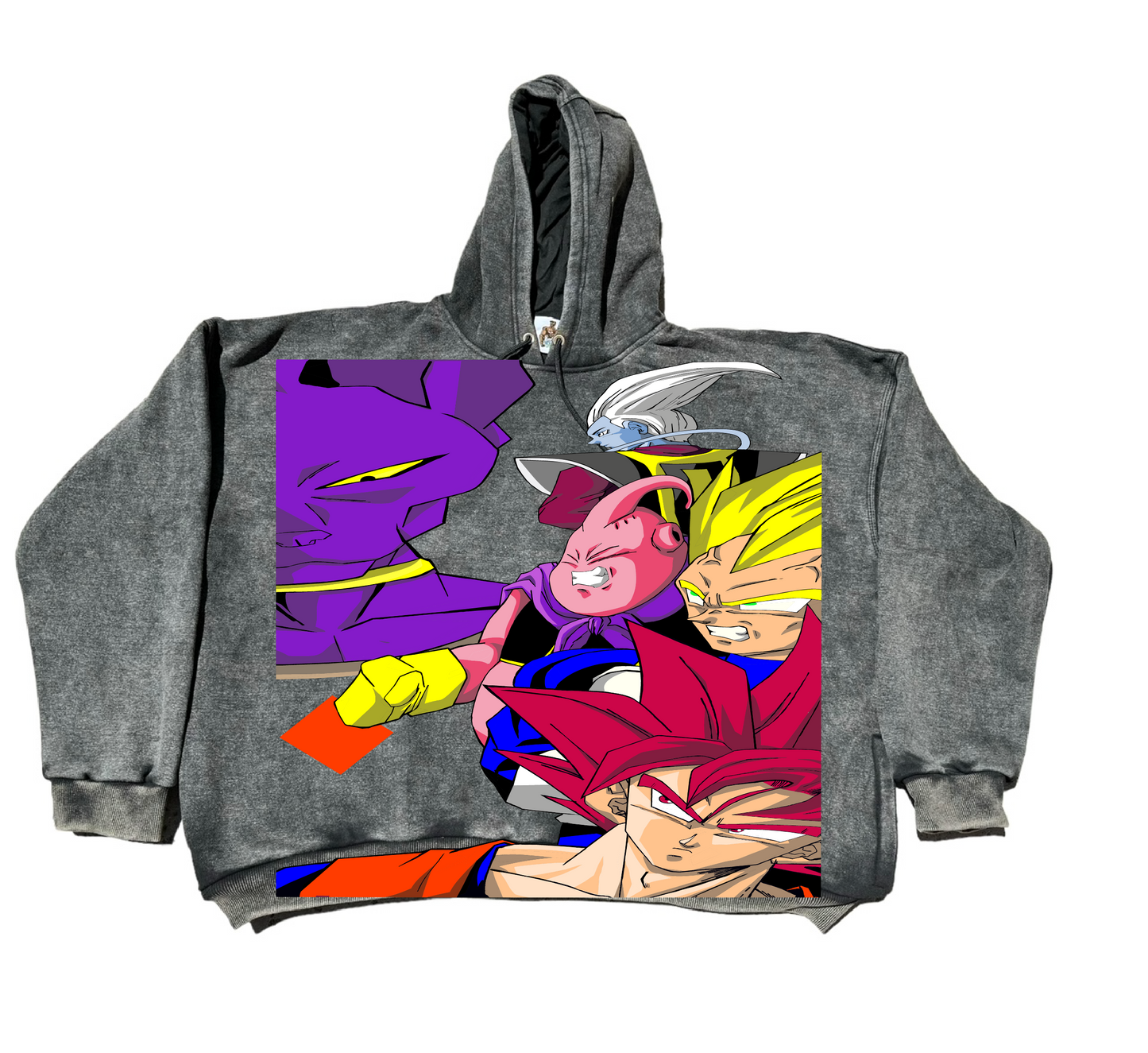 Faded - Premium Hoodie - Berrus Games front - SSJ GOD Back