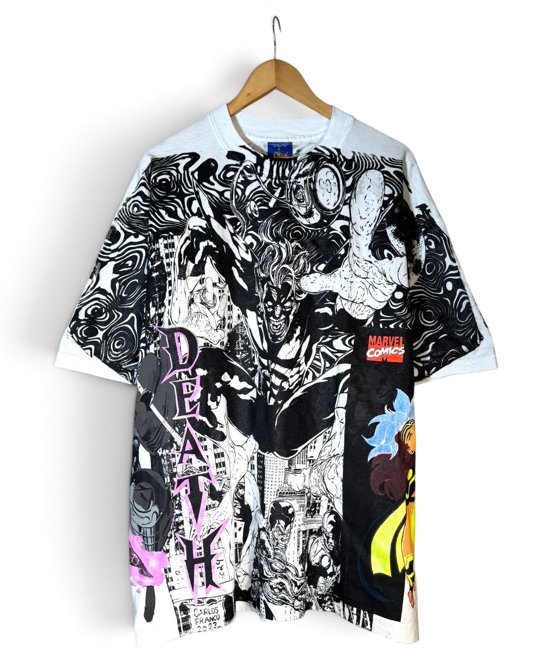 White - Nightcrawler - Celestial Rouge - Death - 360 Shirt