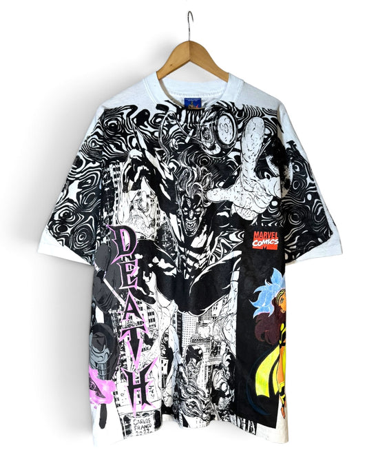 White - Nightcrawler - Celestial Rouge - Death - 360 Shirt
