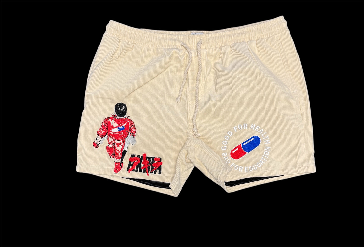 (Black Friday) - X-Large-Cream-Akira Shorts