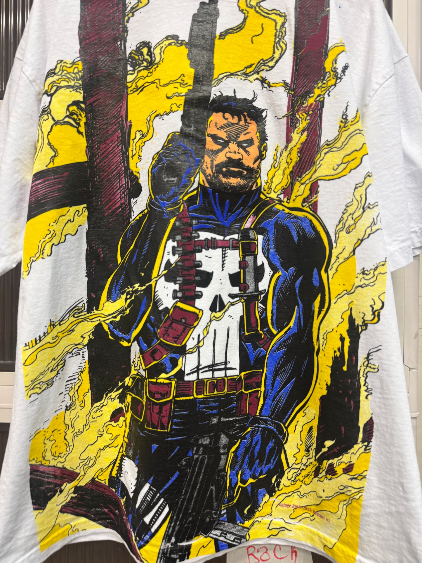 White - the Punisher Pit bull & Punisher Solo Flames