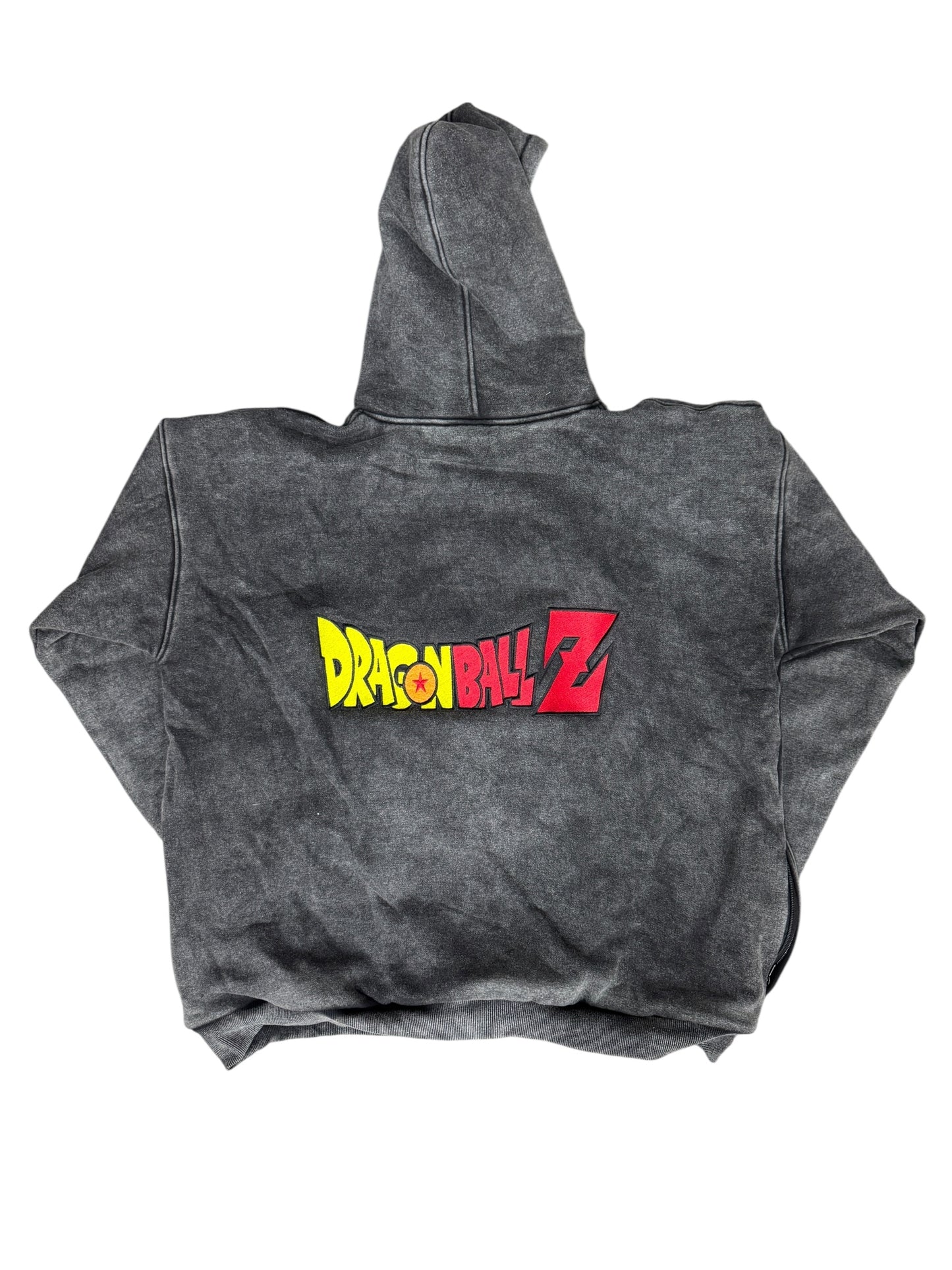 Large-Black Washed-Super Saiyan Gohan Dragonball Hoodie
