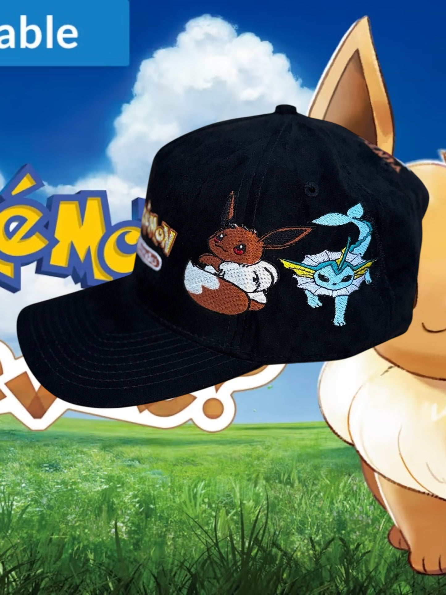 Evee POKE Black Suede - HAT