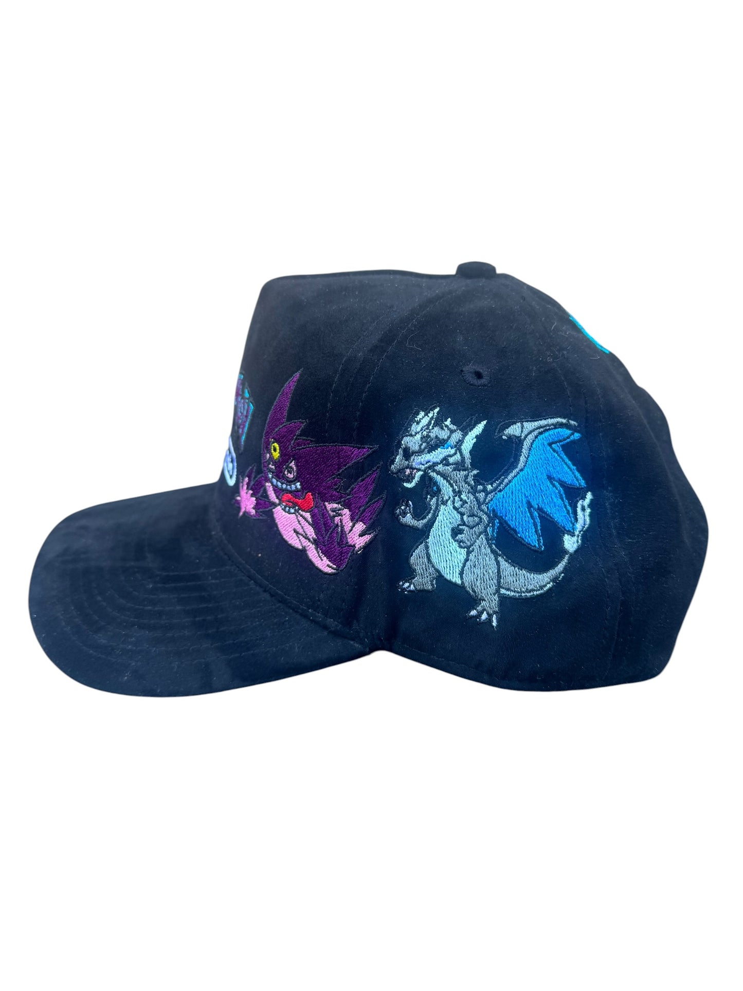 Suede Black Print Mega Evolutions - Pokemon Hat