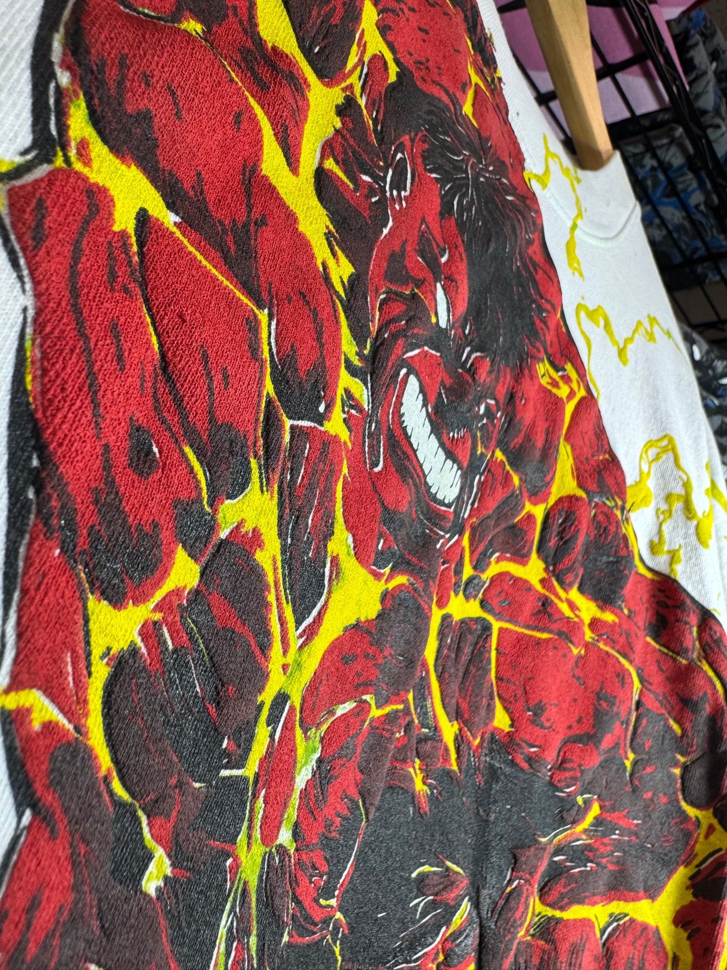 White - Red Hulk Tee