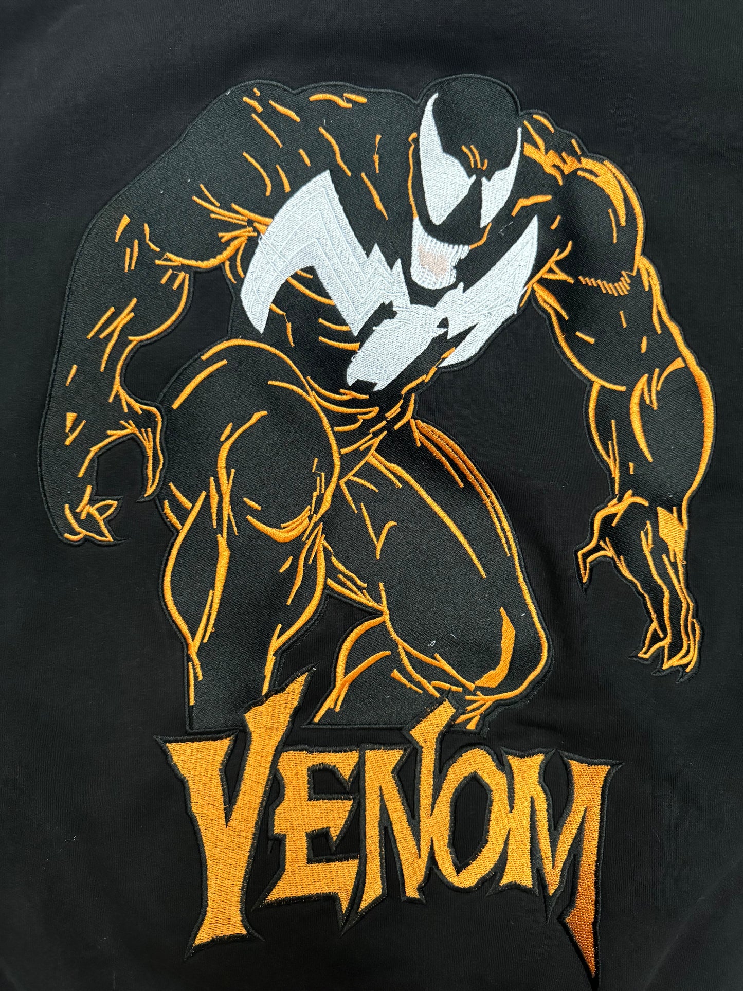 Black - (Orange) Symbiote Hoodie