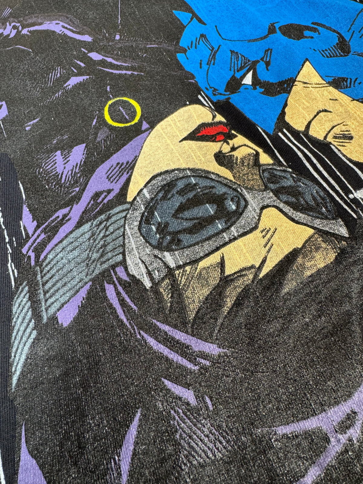 Black with White Rain Batman & Catwoman Variant Front and Back
