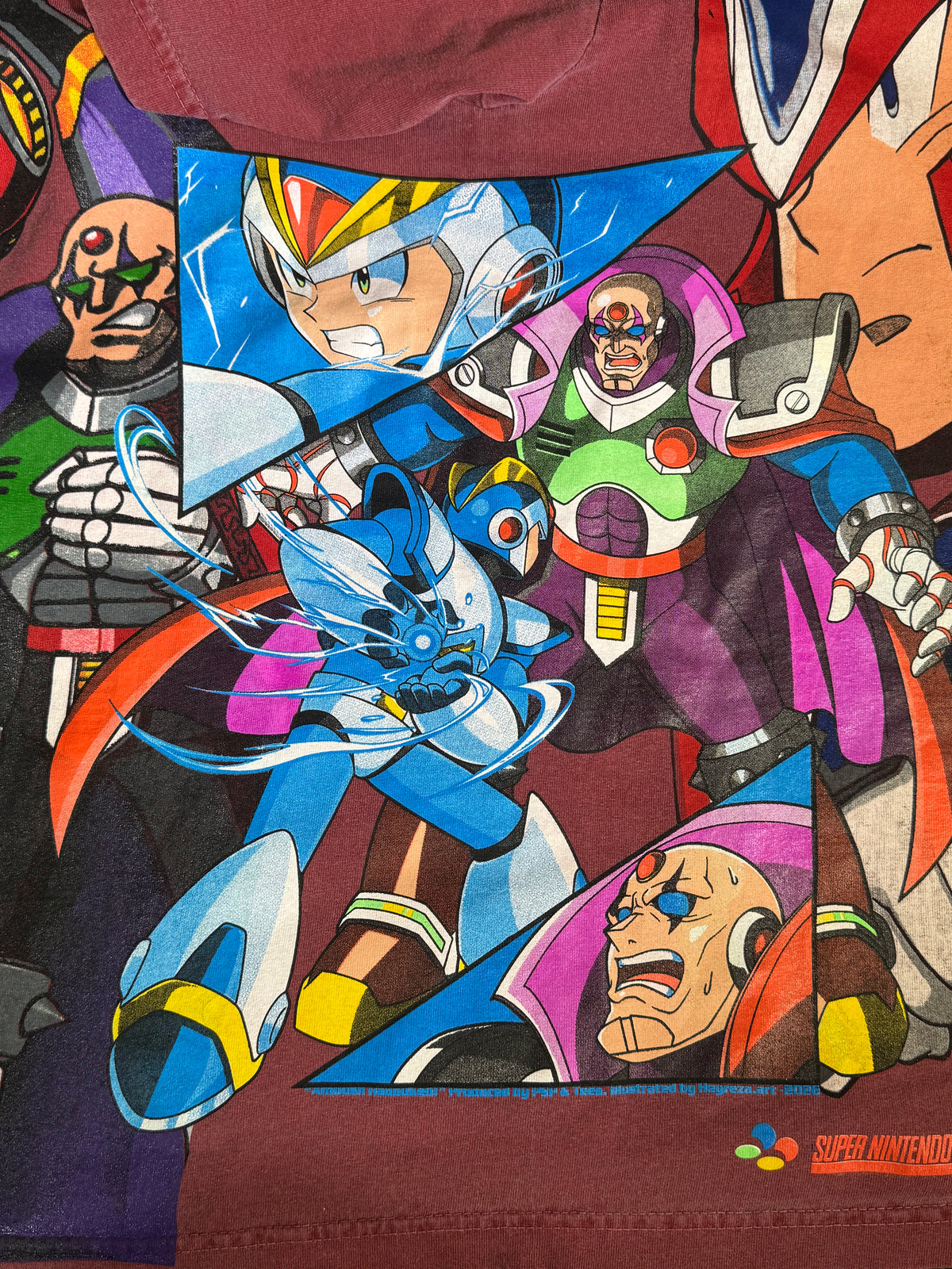 Faded Red - Megaman X - 360 Shirt