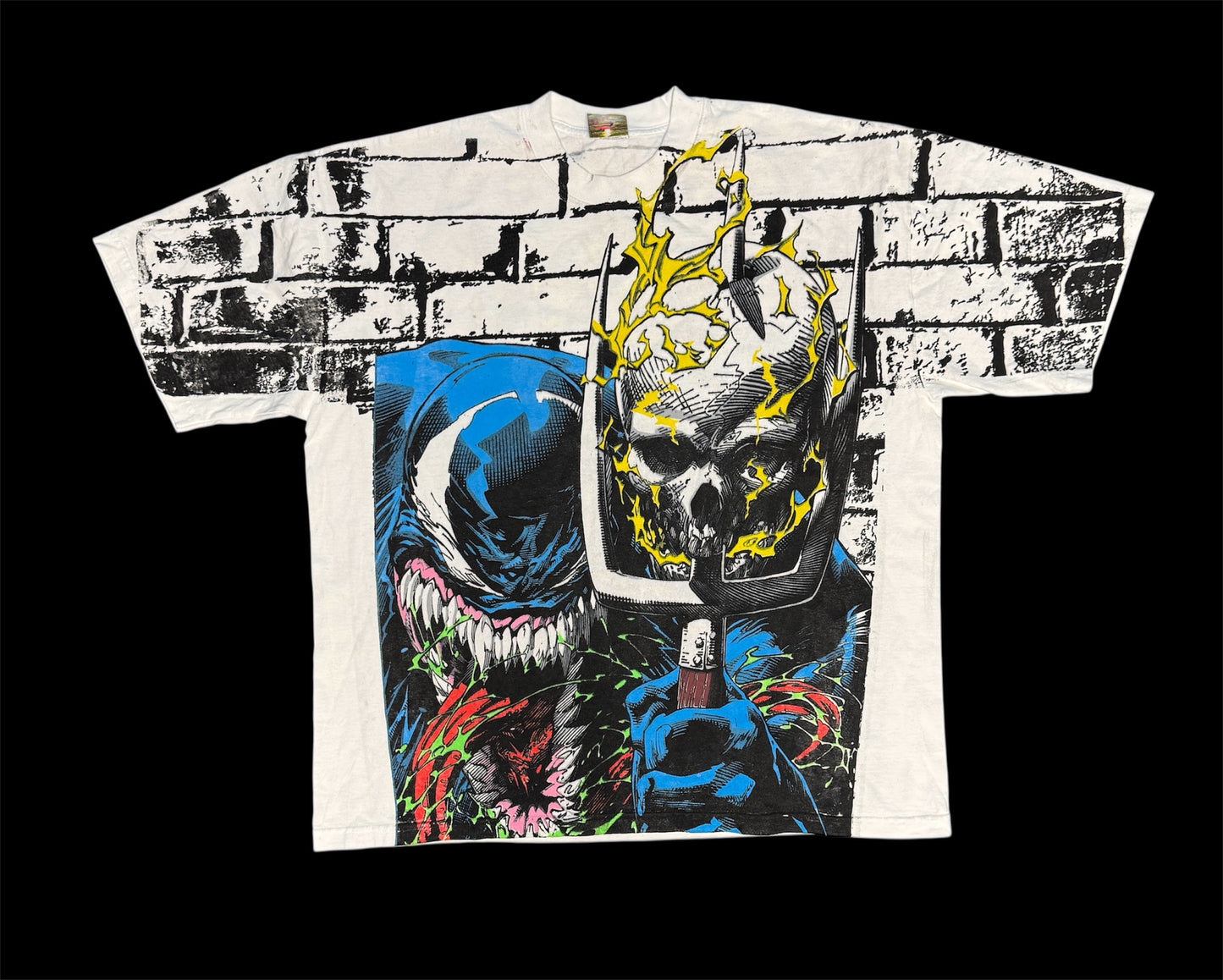 (Black Friday) (Imperfections) -White- XL- Venom/Ghost Rider