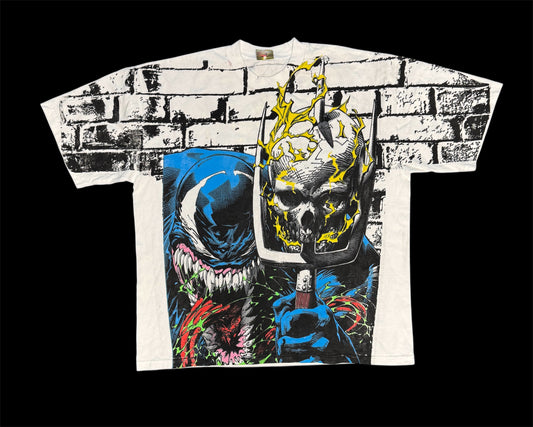 (Black Friday) (Imperfections) -White- XL- Venom/Ghost Rider