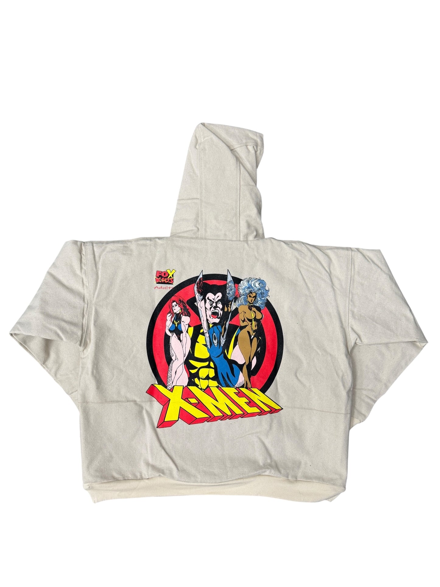 Cream-xL- X-Men FOX Hoodie – Wolverine, Storm