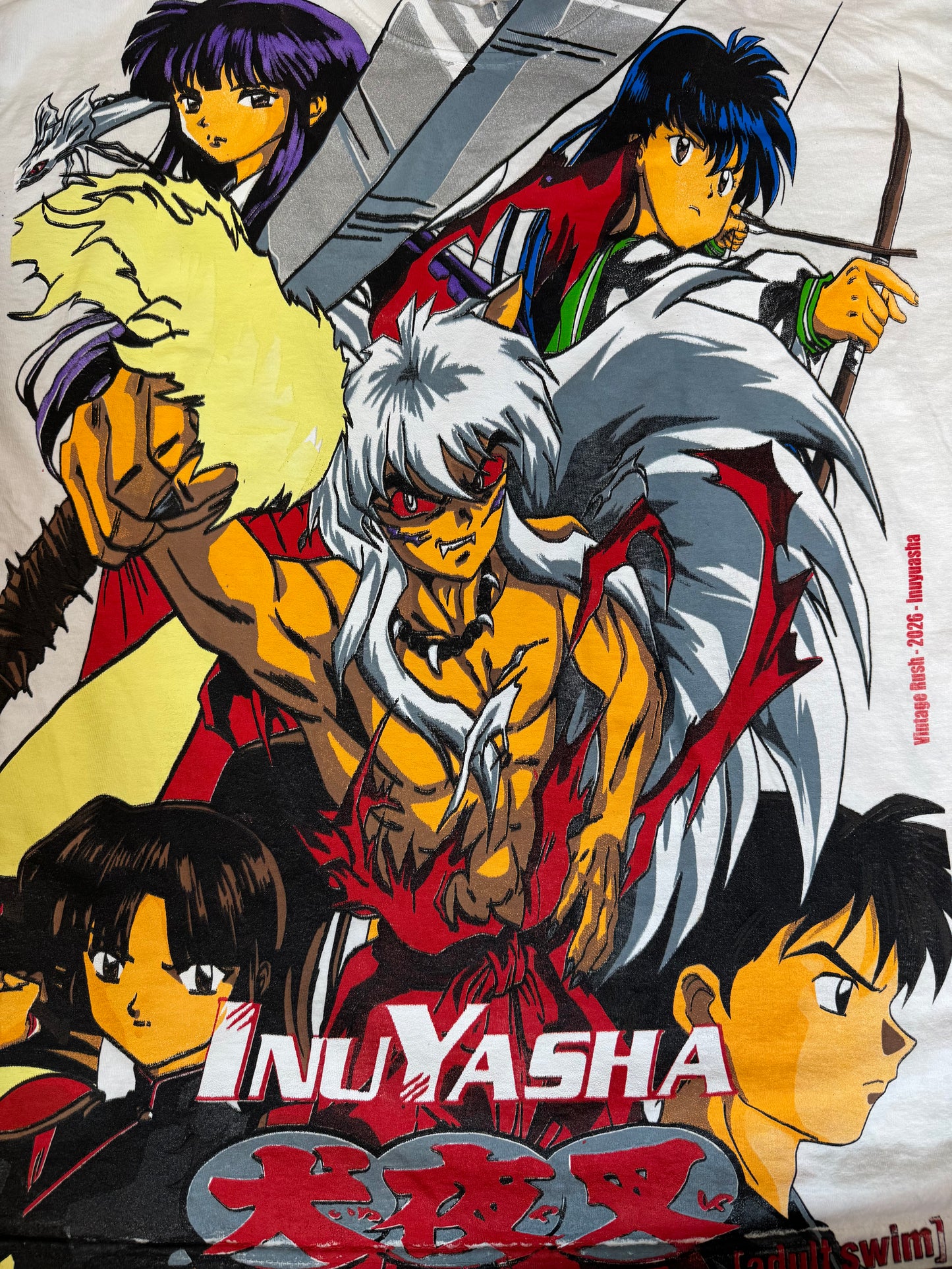 White - F Inuyasha Front - Inuyasha Group Hit Back