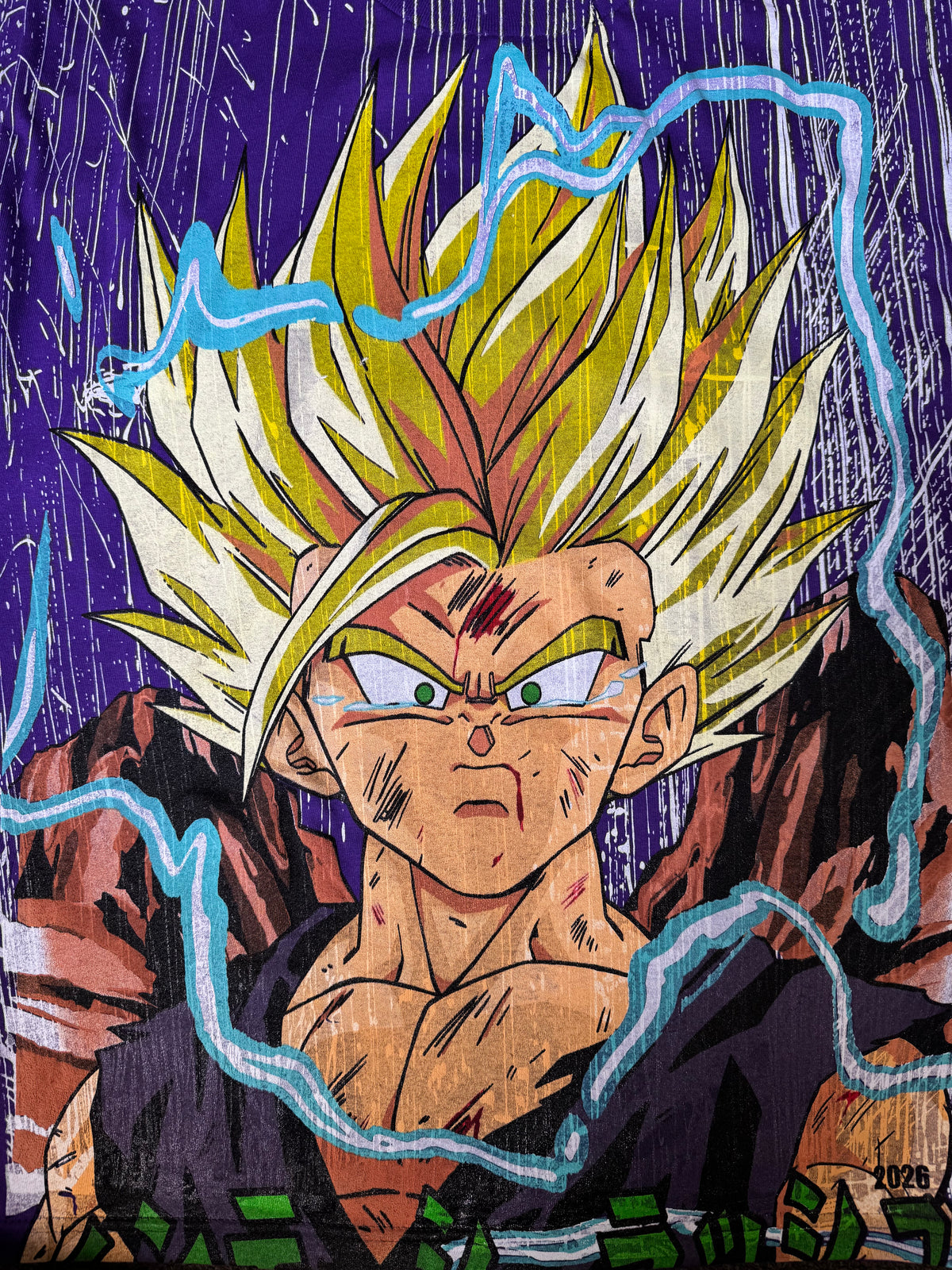 Purple Rain - Gohan Front - Cell Forms Back - Shirt