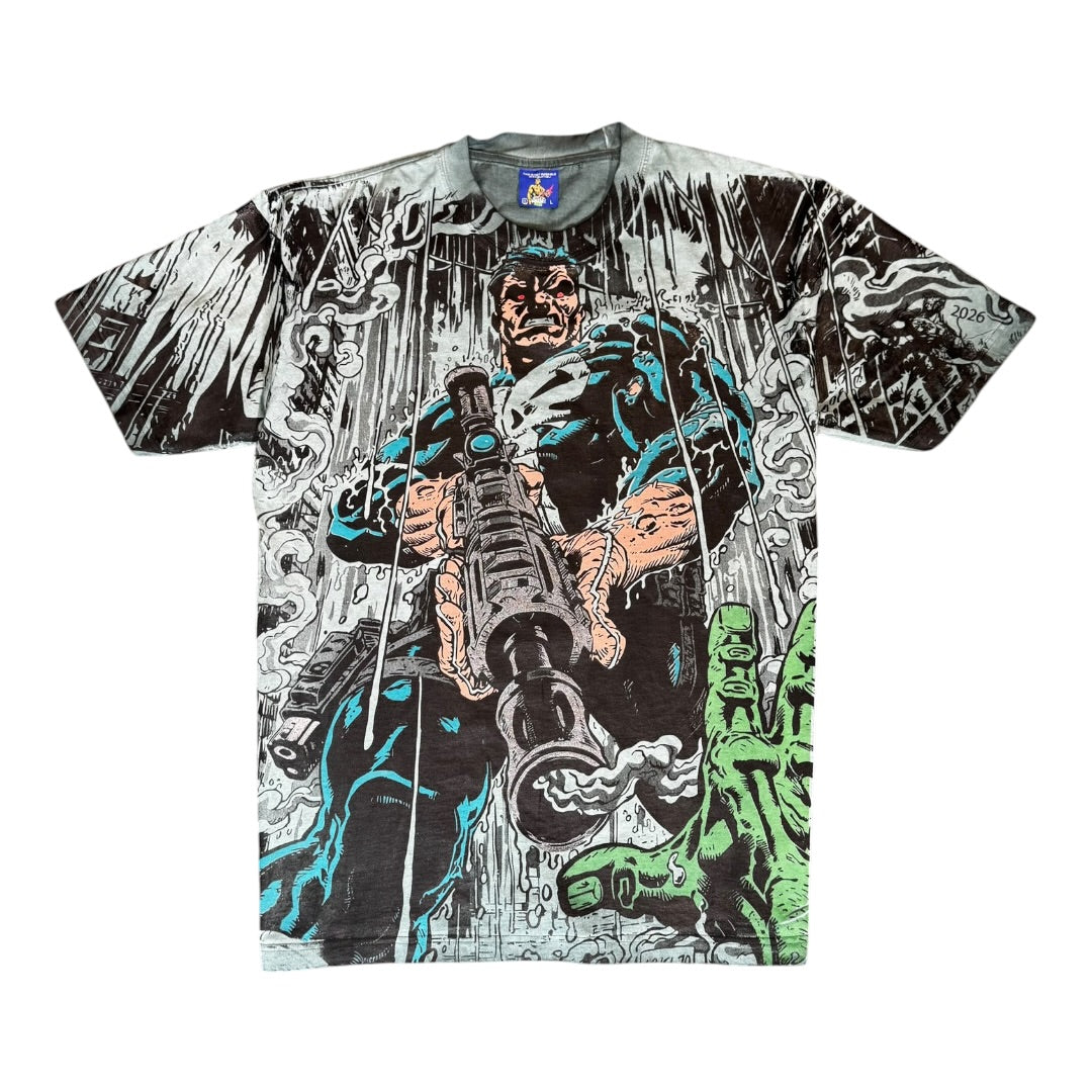 Teal Oil Wash - Punisher Vs Hulk Glow In The Dark