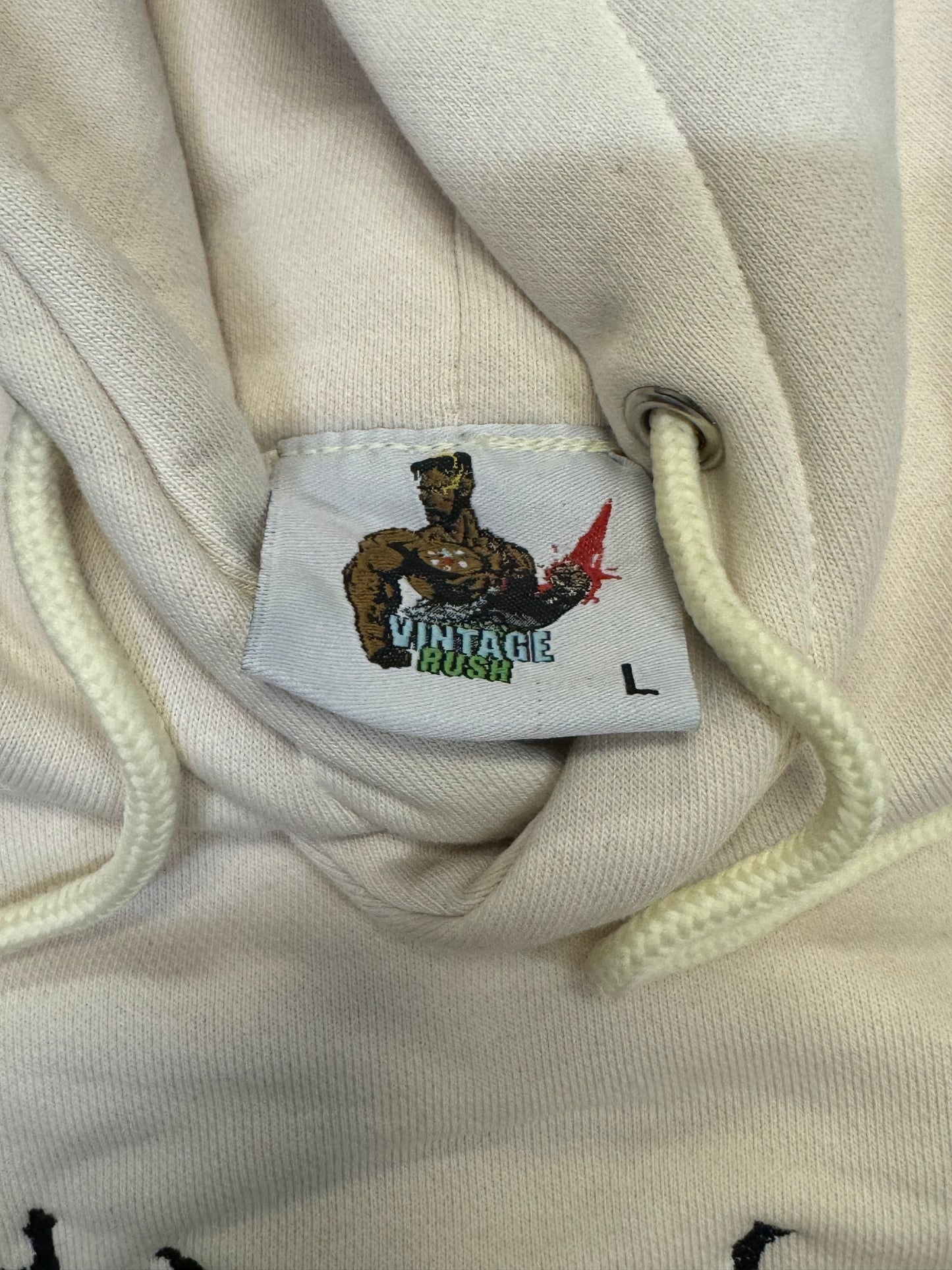 Vintage Beige Hoodie- Logan