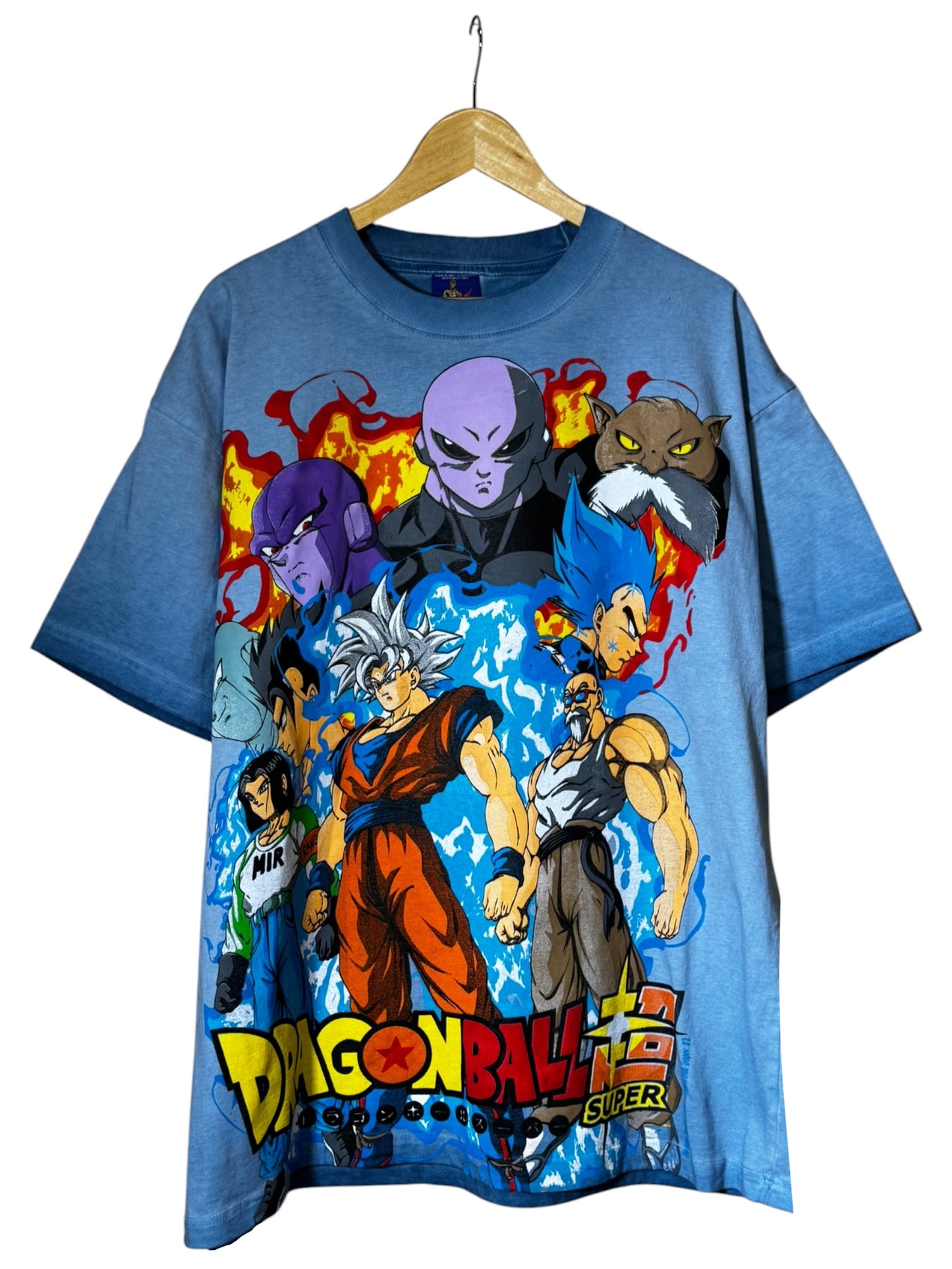 Blue Oil Wash - Group Hit Front - Goku vs Jiren Back