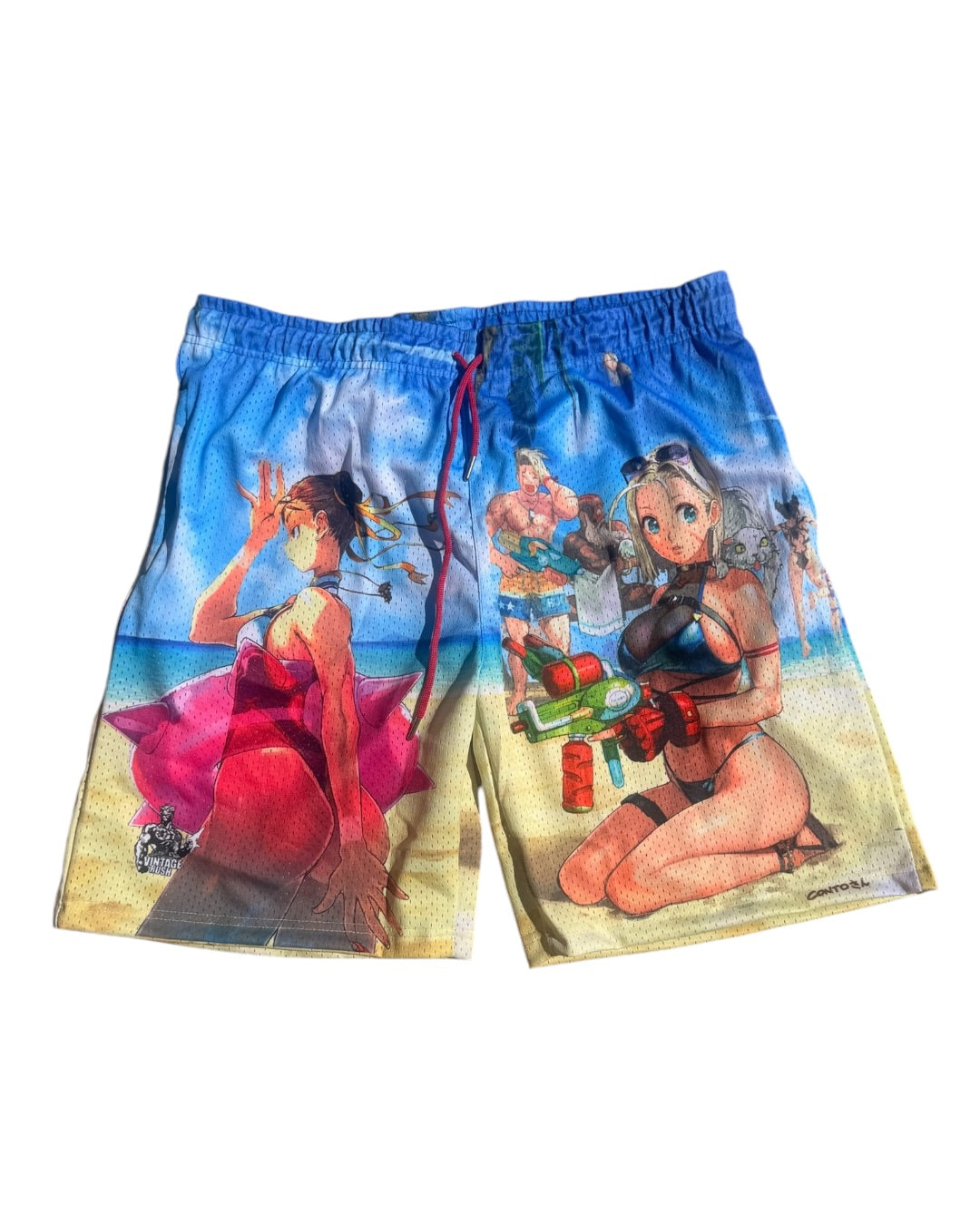Street Fighter Beach Shorts Cammy - Chun LI