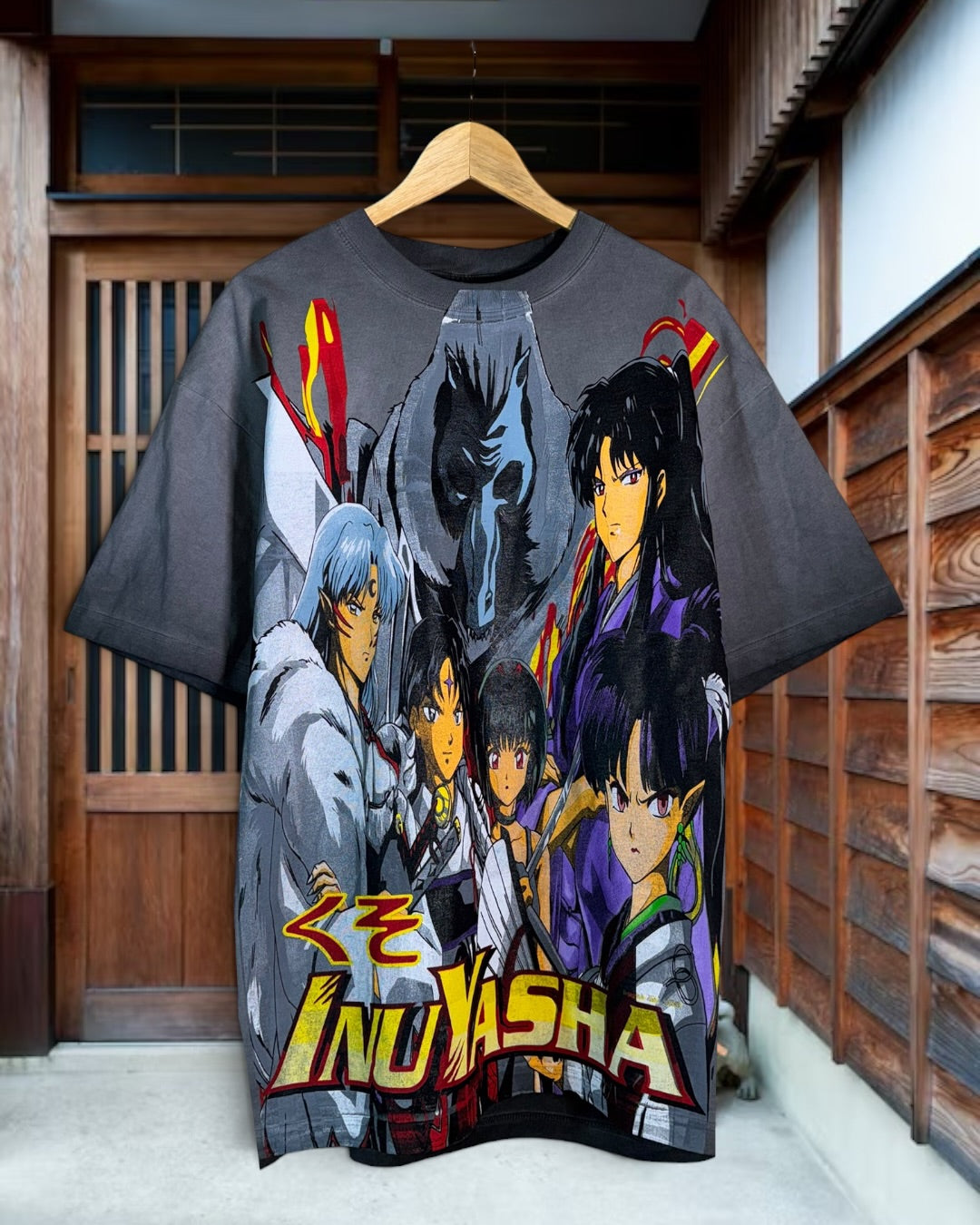 Black Oil Wash - Inuyasha Group Hit Front - F Inuyasha Back