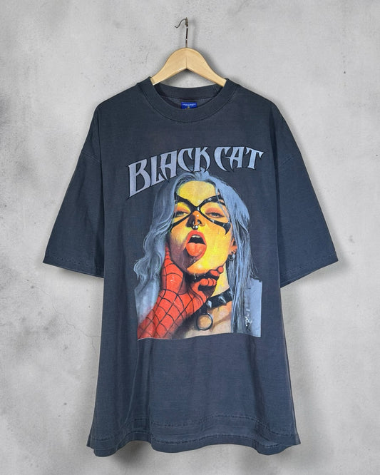 Faded - Black Cat Front - Mary Jane Back - Shirt