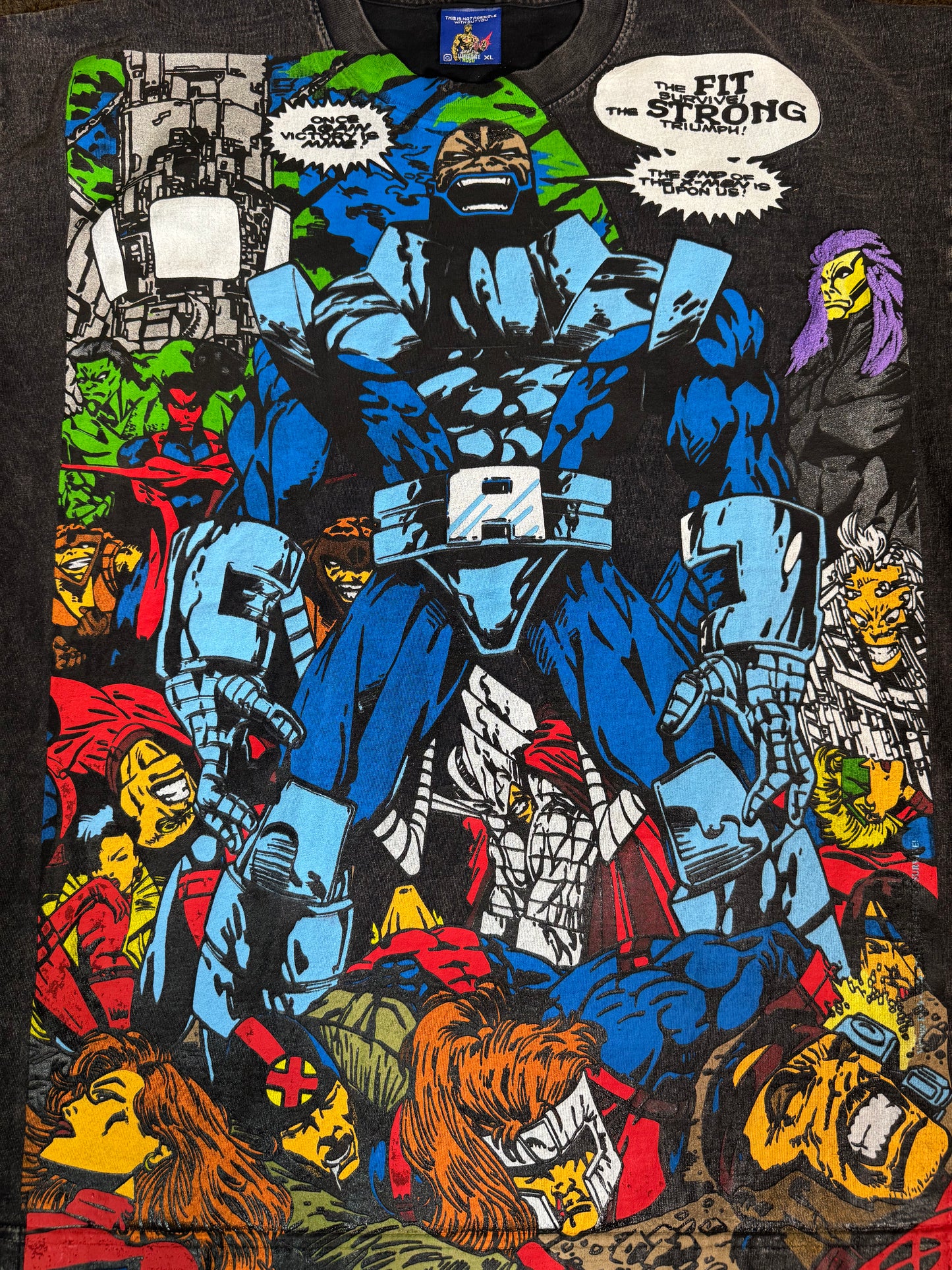 Black Acid Wash - Apocalypse Death Front - Apocalypse Back