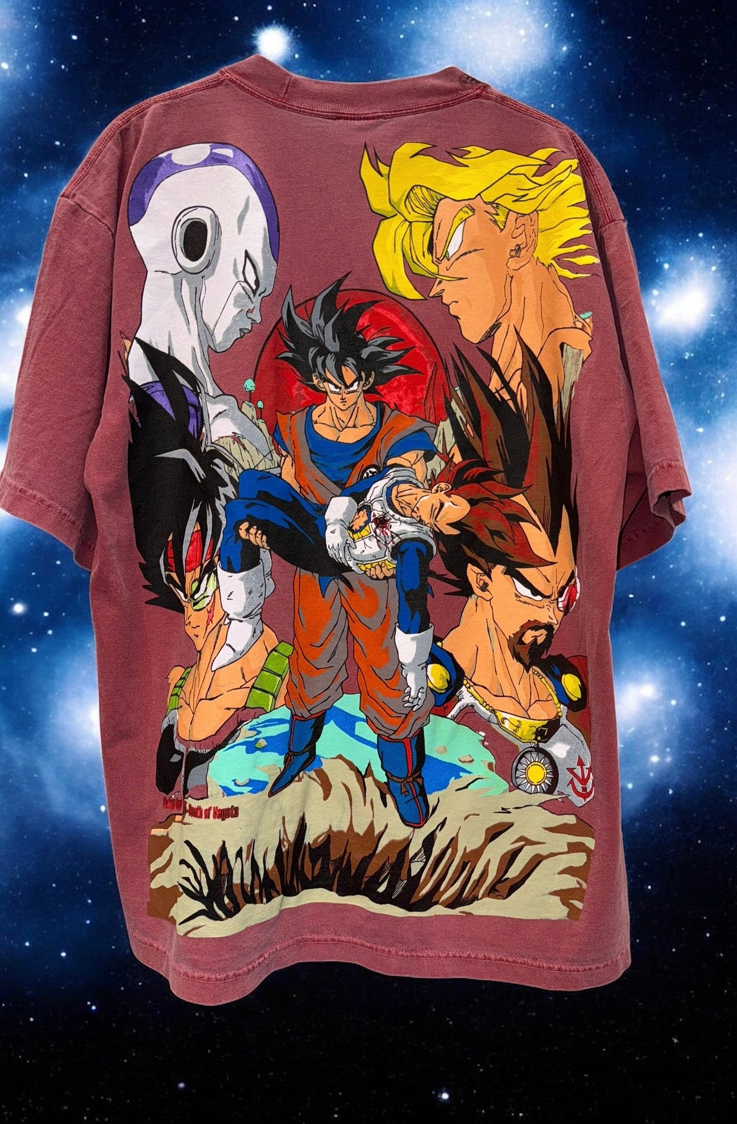 Faded Red - Vegeta’s Fathers Brawl & Death Front Back