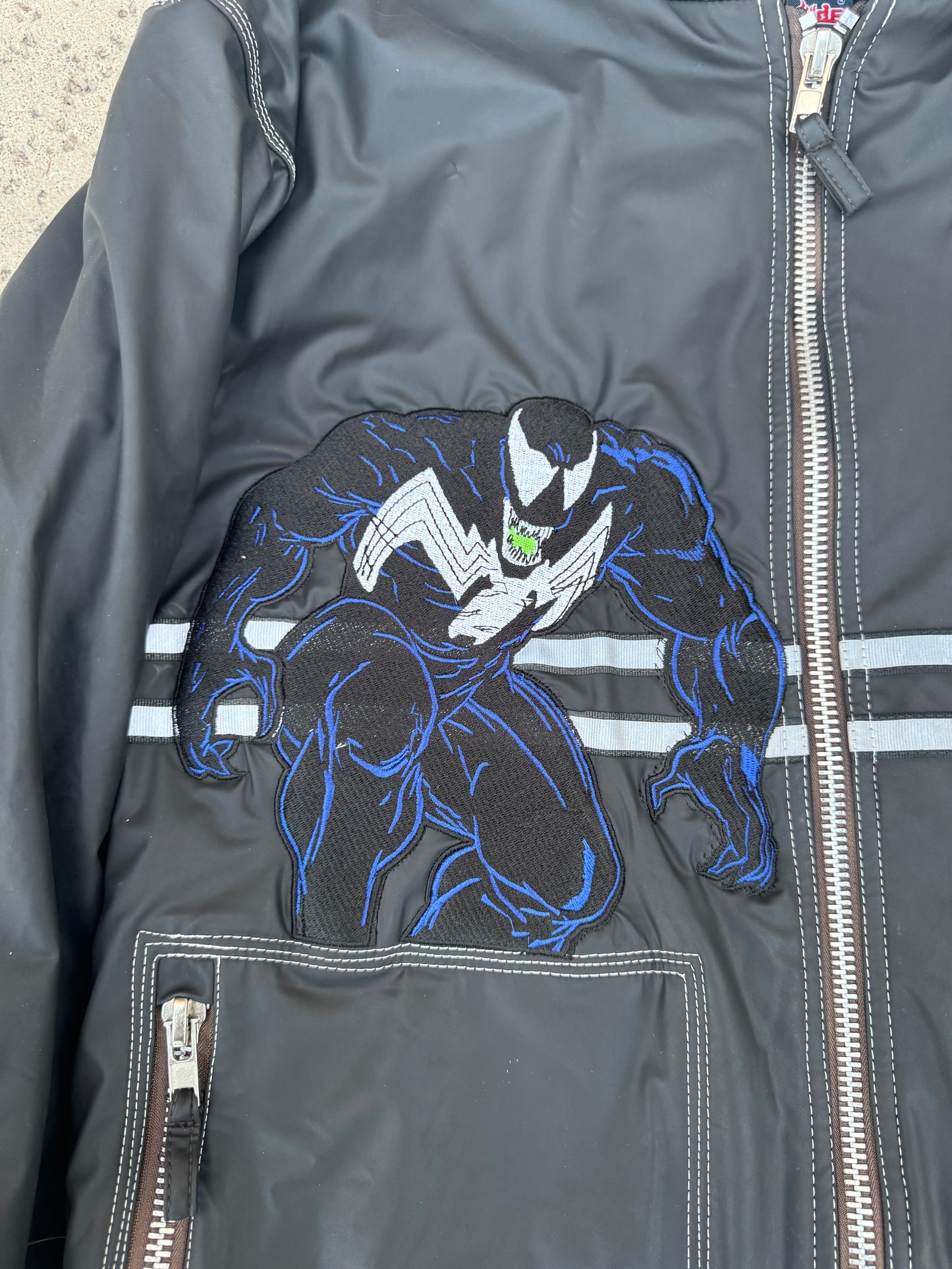 Vintage Black Jacket- Venom