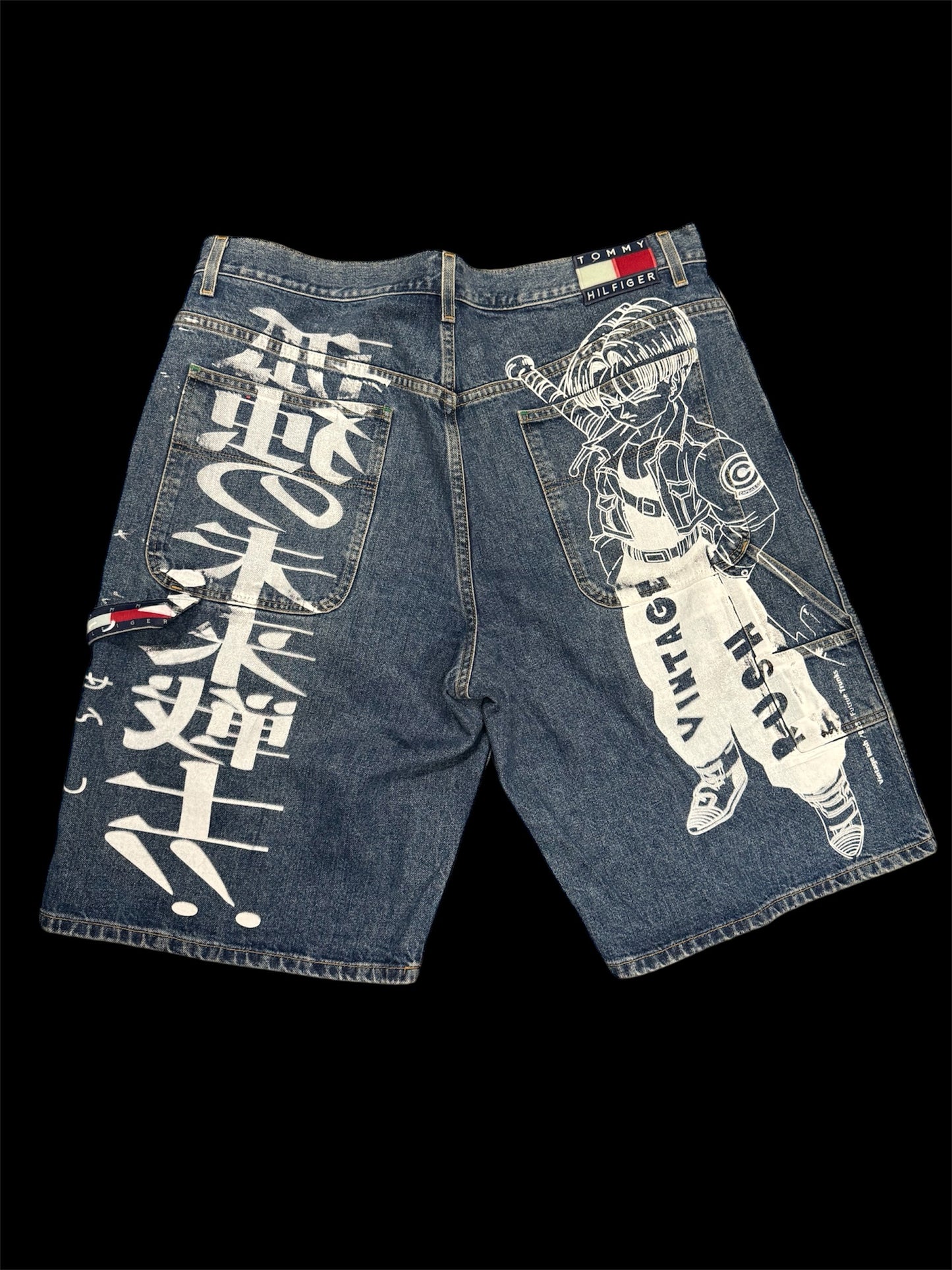 Blue - Vintage Future Denim Shorts