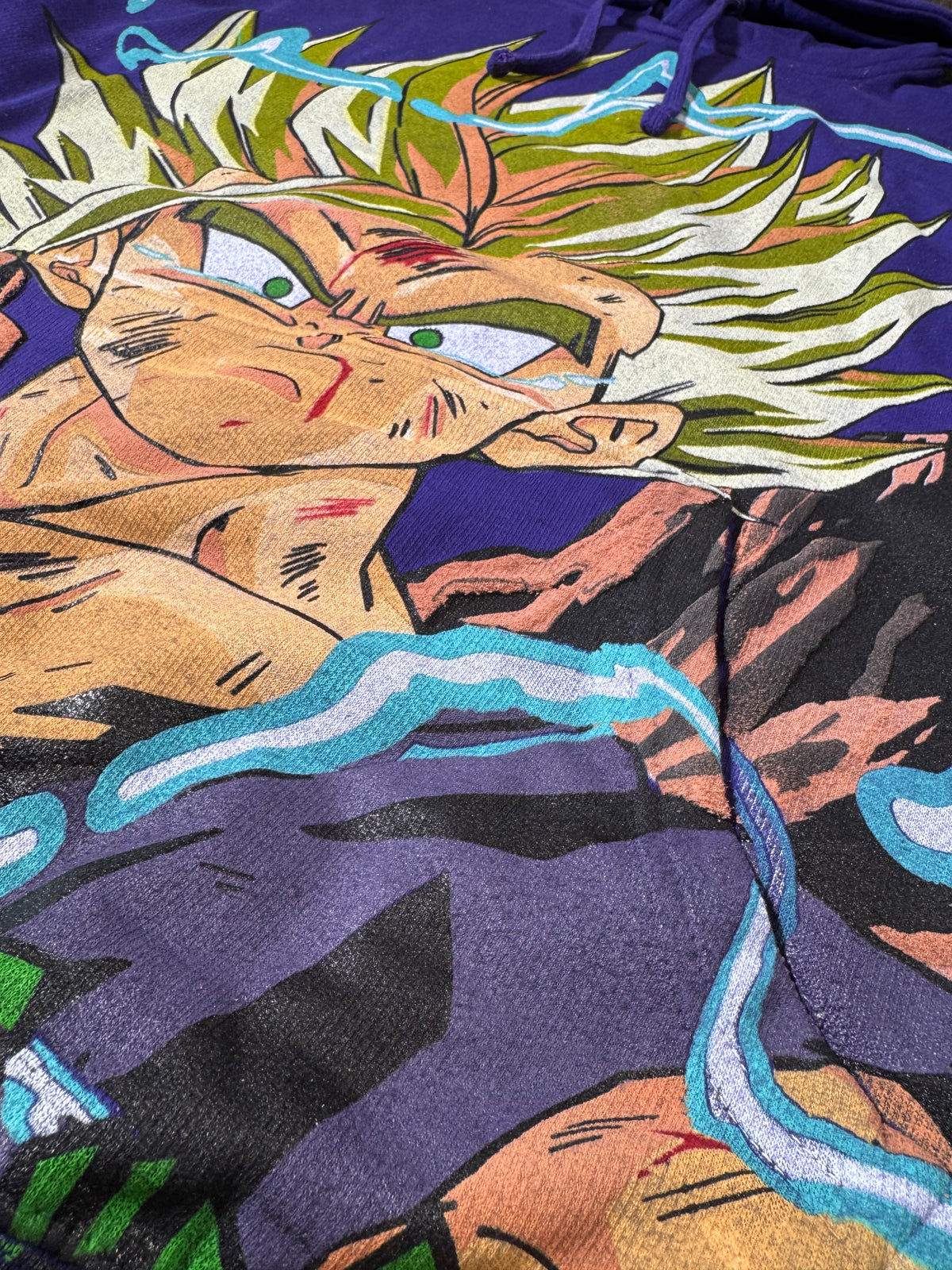Purple Hoodie - Gohan Front - Cell Forms Back
