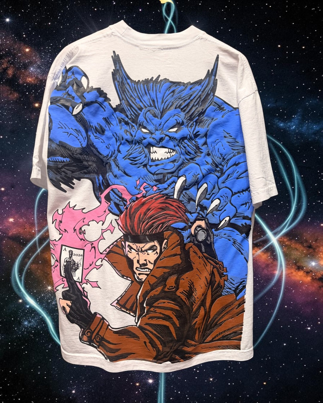 White - X-Men Team Front & Beast & Gambit back