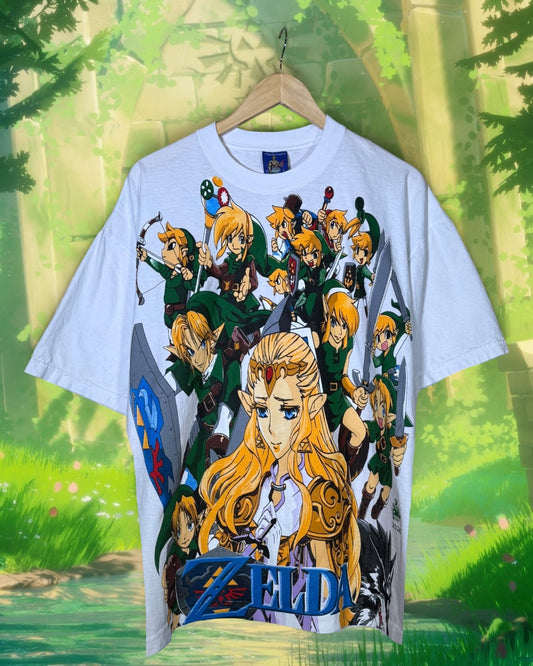 White - Links Front - Master Sword Back - Shirt