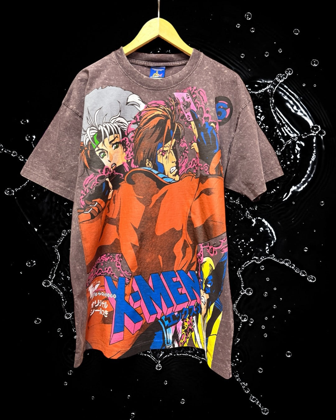 Dark brown  Acid Wash - Gambit Front & Archangel Back