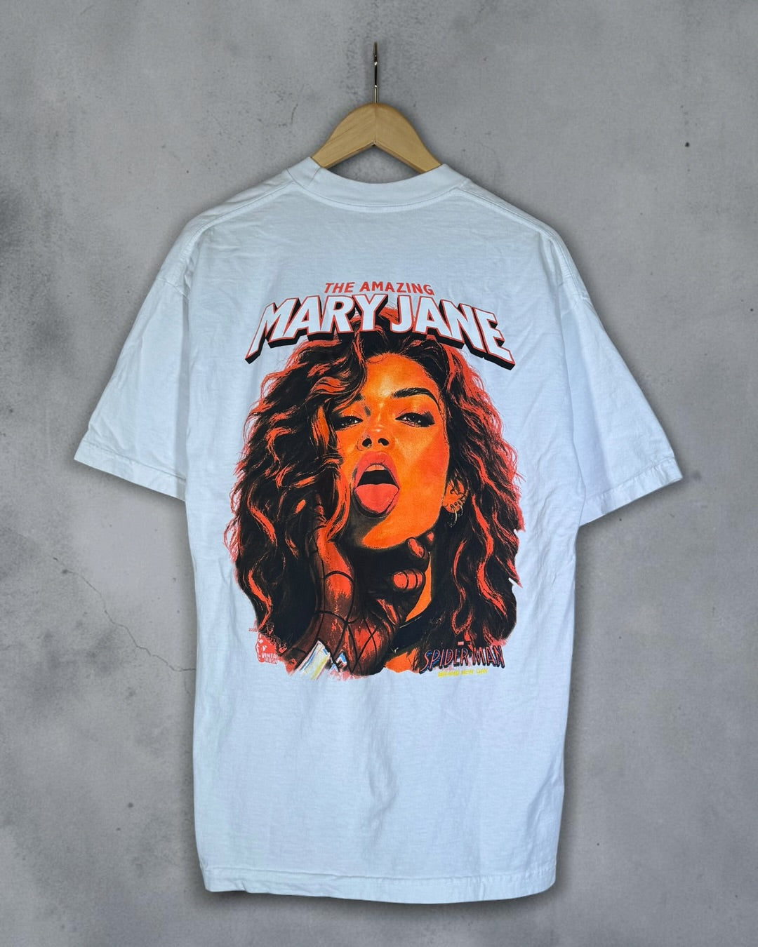 White - Black Cat Front - Mary Jane Back - Shirt
